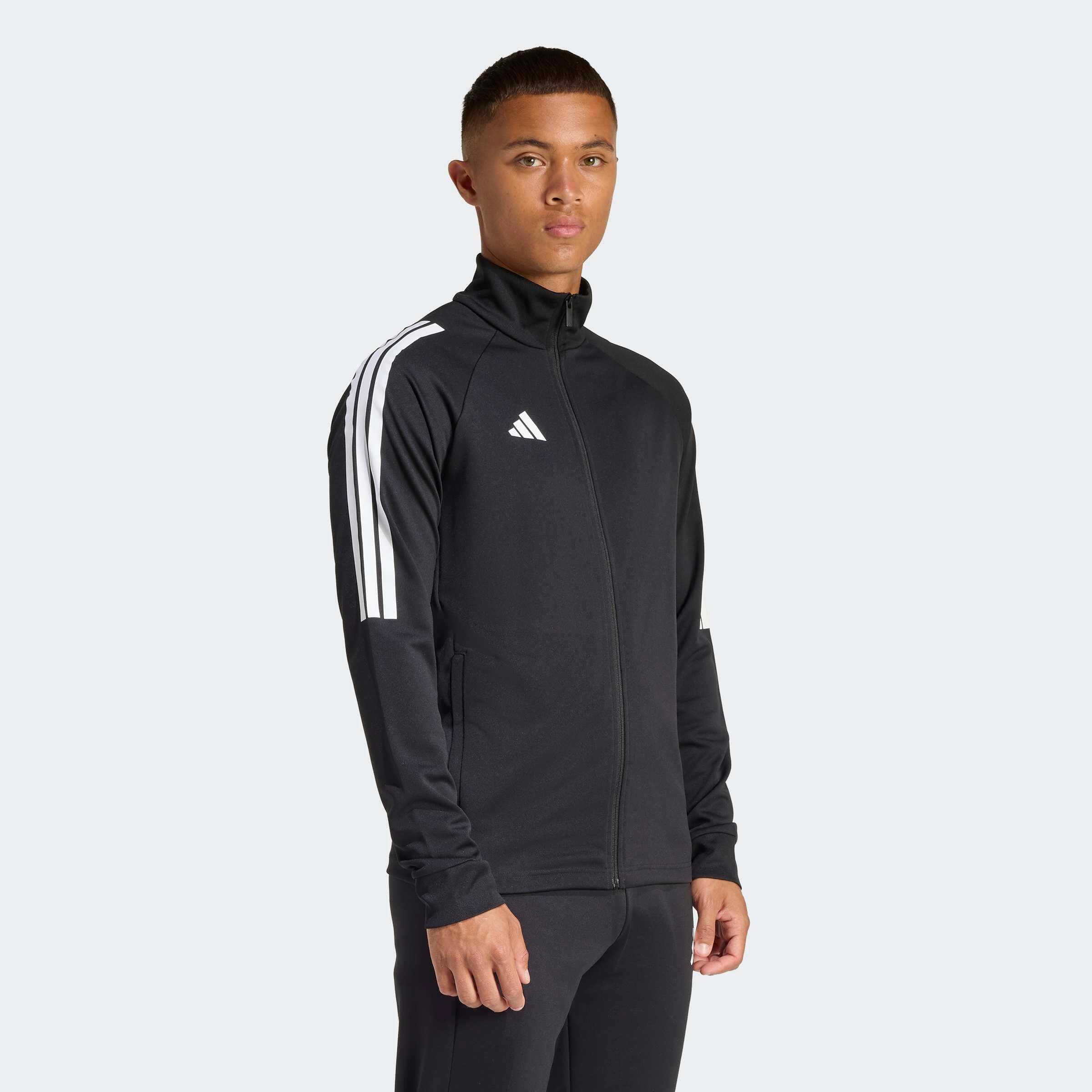 Casaco de Treino Adidas Sereno 26 Adulto Preto/Branco 3/6
