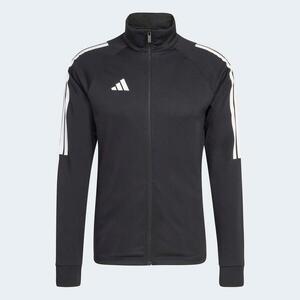 Chaqueta de entrenamiento fútbol Sereno 26 Adulto Negro/Blanco