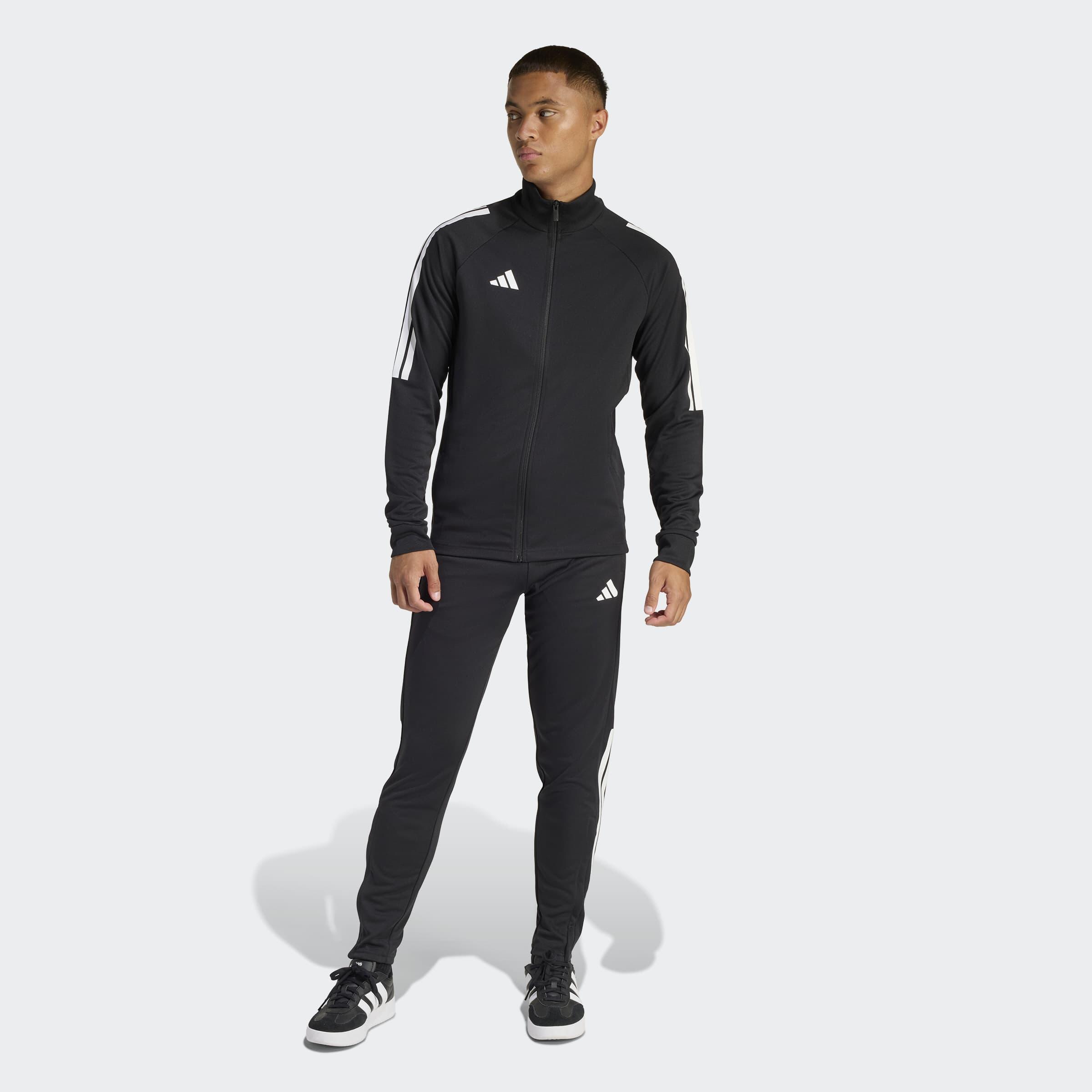 Casaco de Treino Adidas Sereno 26 Adulto Preto/Branco 6/6