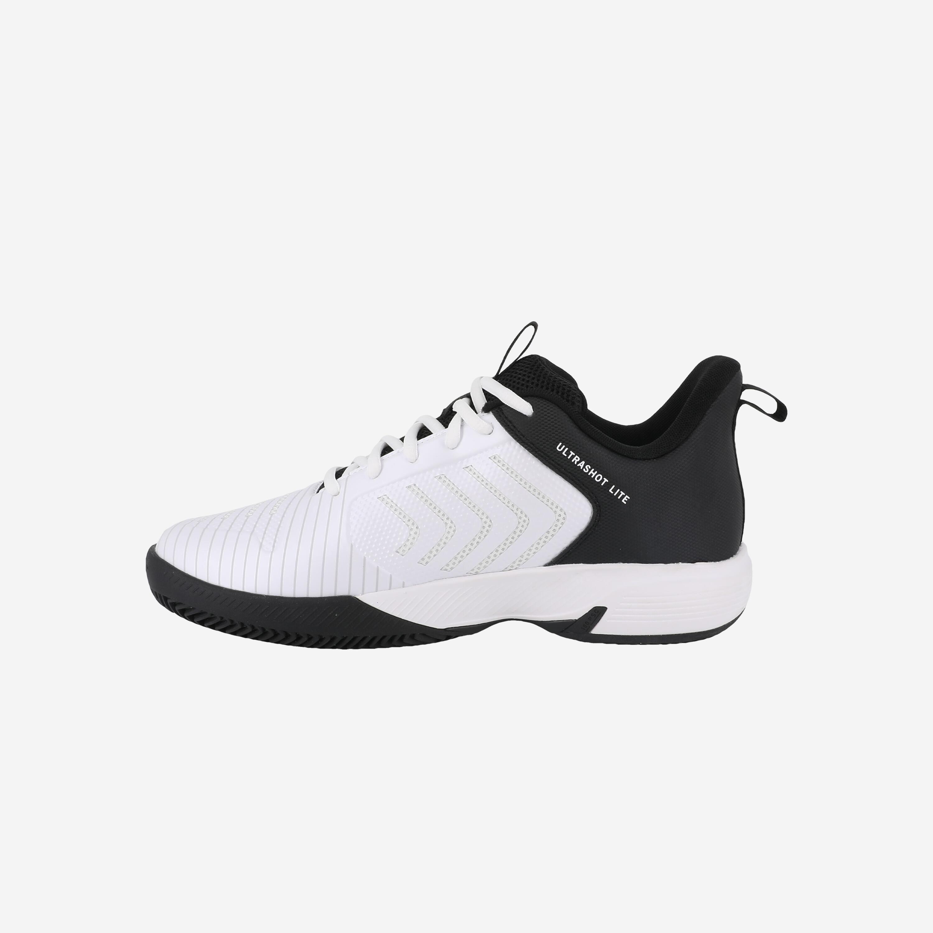 Chaussures de tennis terre battue homme, Ultrashot Light blanc noir 5/6