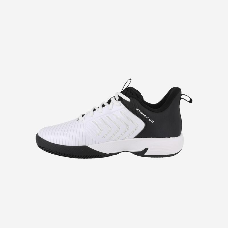Încălțăminte de tenis pe zgură Ultrashot Light Alb-Negru Bărbați