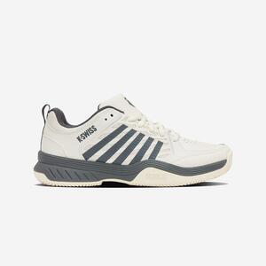 Zapatillas de tenis tierra batida hombre, Court Express 2 blanco azul