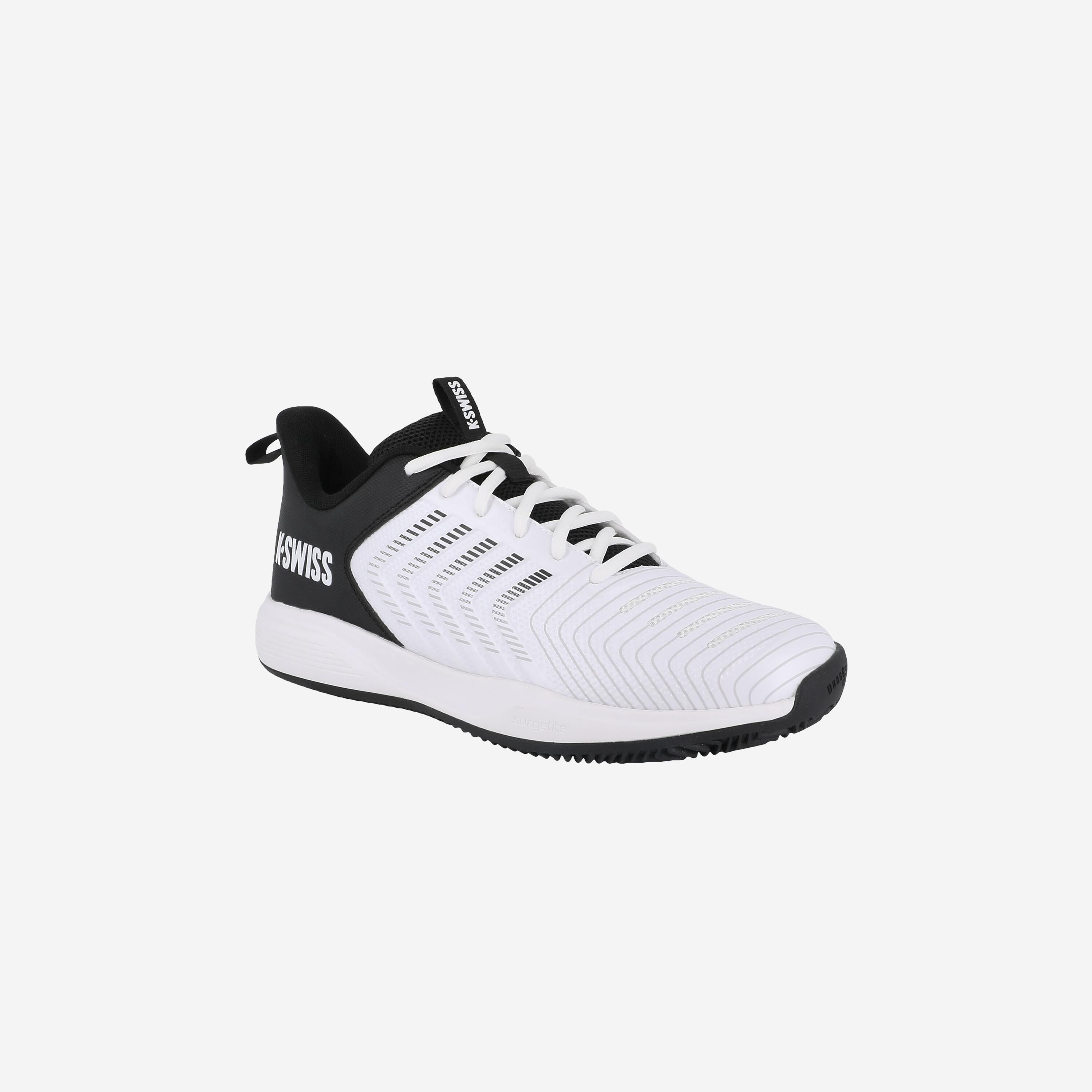 Chaussures de tennis terre battue homme, Ultrashot Light blanc noir 2/6