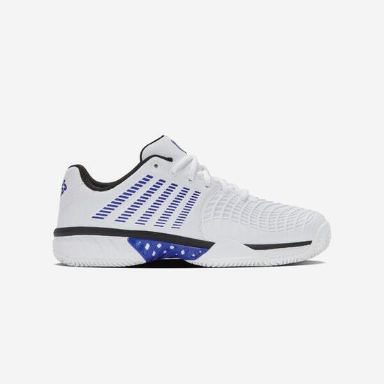 Chaussures de tennis terre Battue homme, Express Light 3 blanc bleu