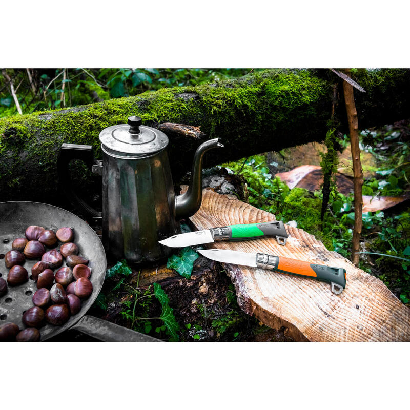 Cuţit pliabil Opinel n°12 Inox pliabil 9,5 cm Explore cu dispozitiv de extragere căpușe