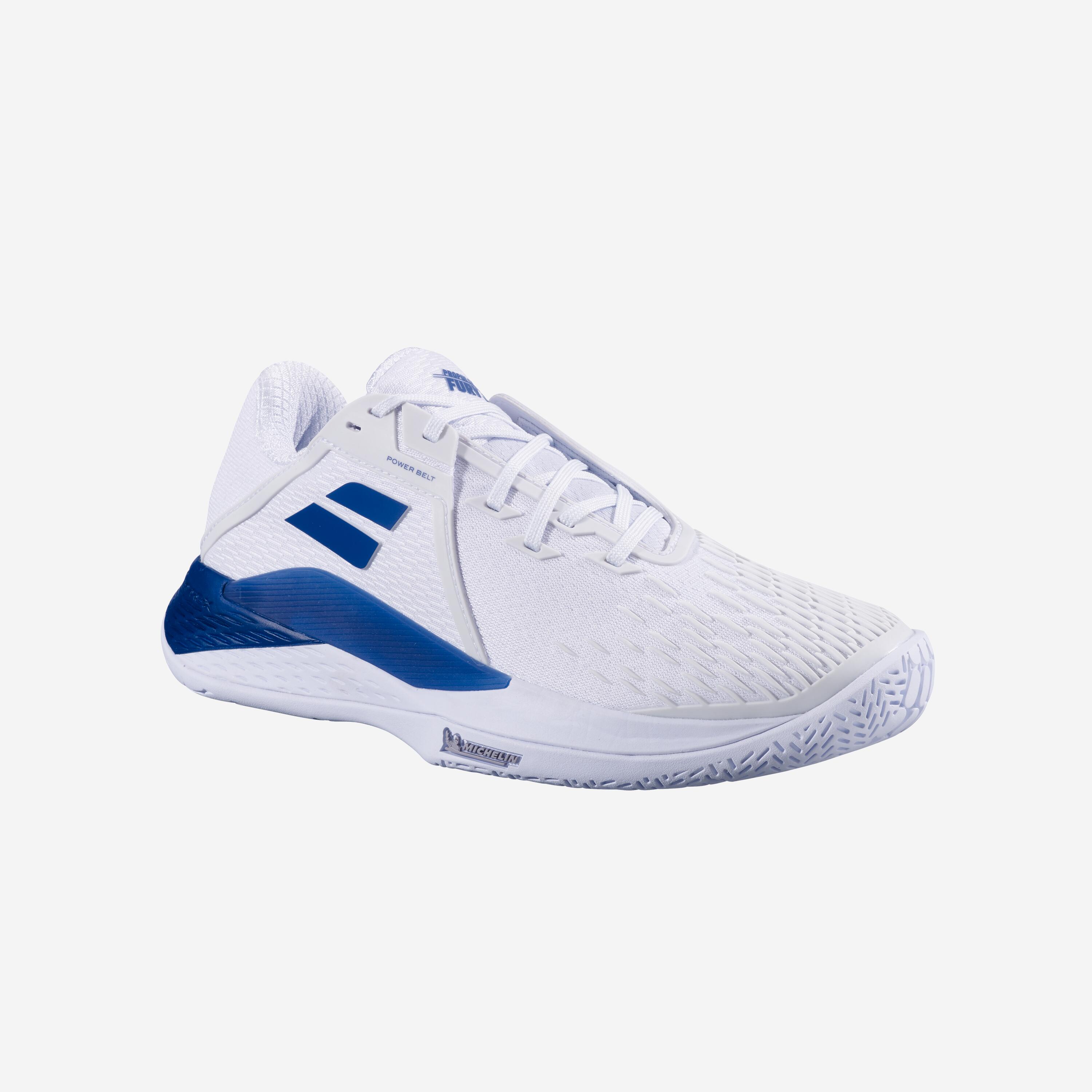 Chaussures de tennis multicourt homme, Propulse Fury 3 blanc bleu 2/5