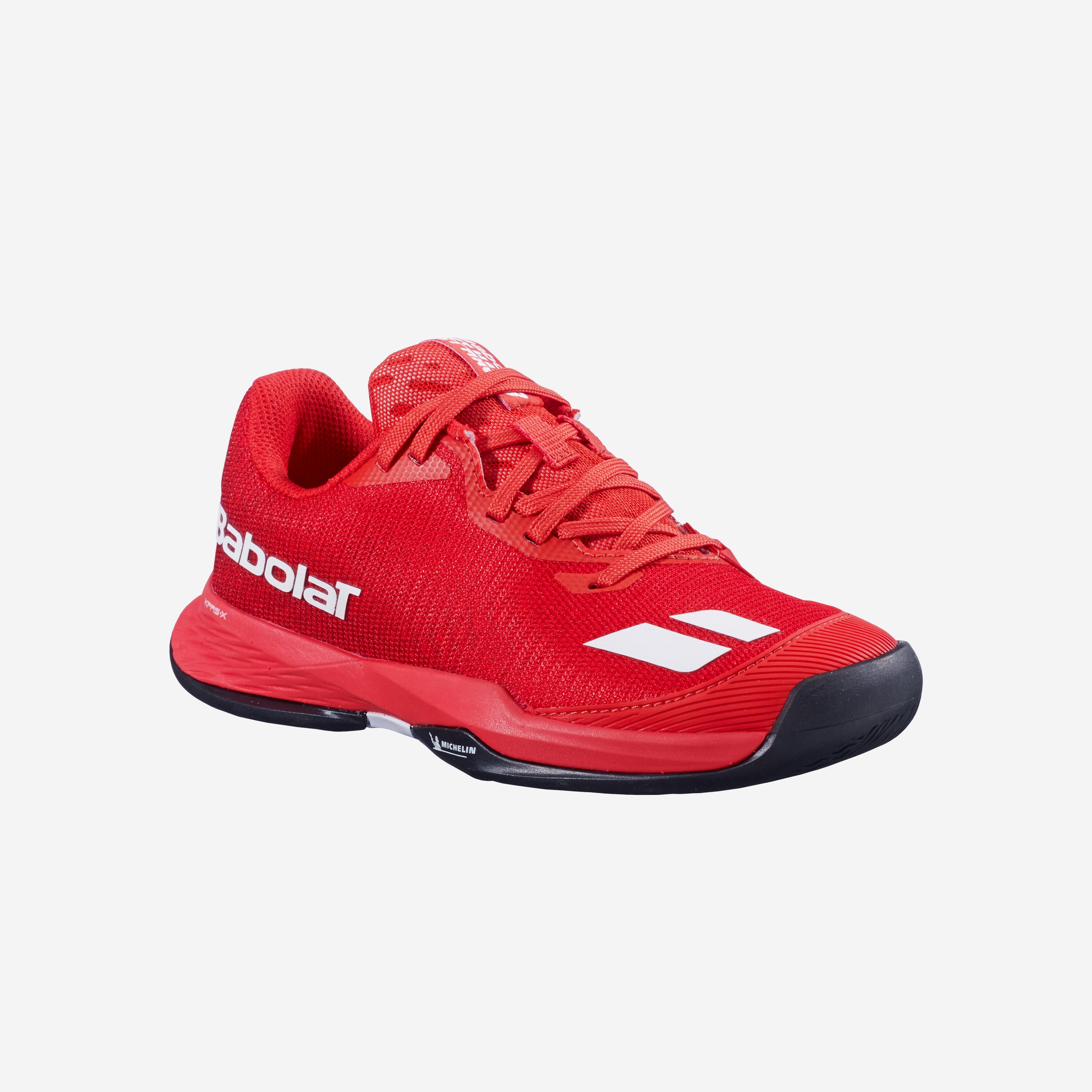 Chaussures de tennis multicourt enfant, Jet Mach 3 Jr rouge 2/5
