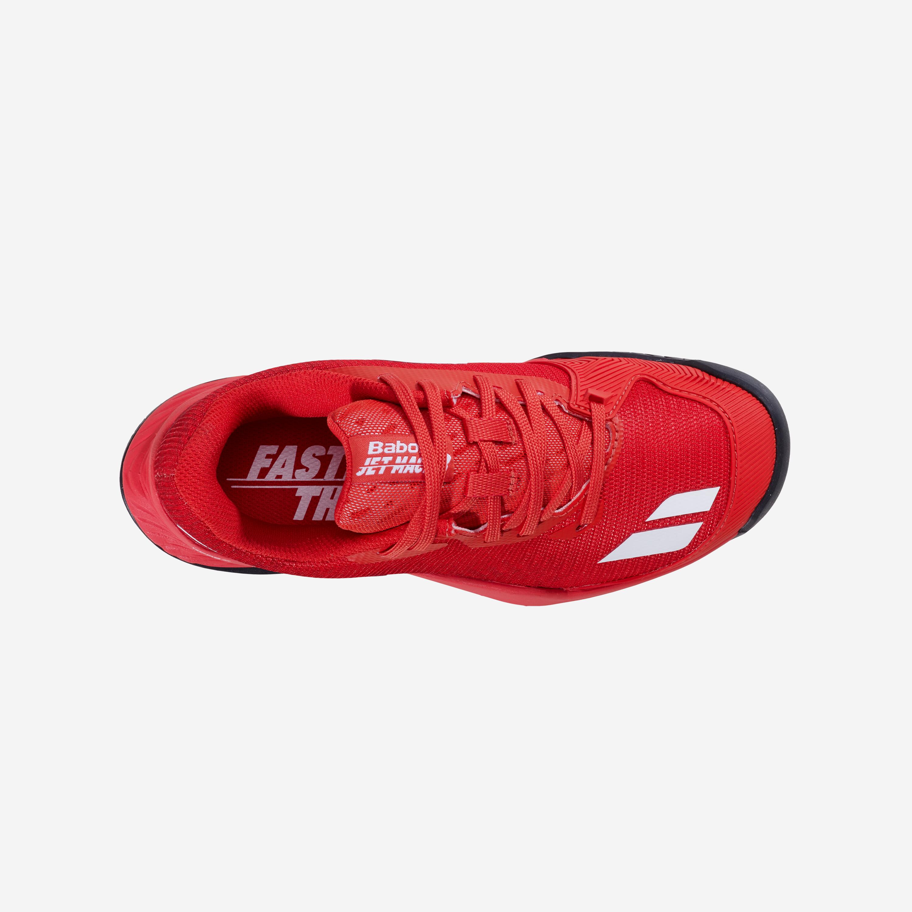 Chaussures de tennis multicourt enfant, Jet Mach 3 Jr rouge 3/5