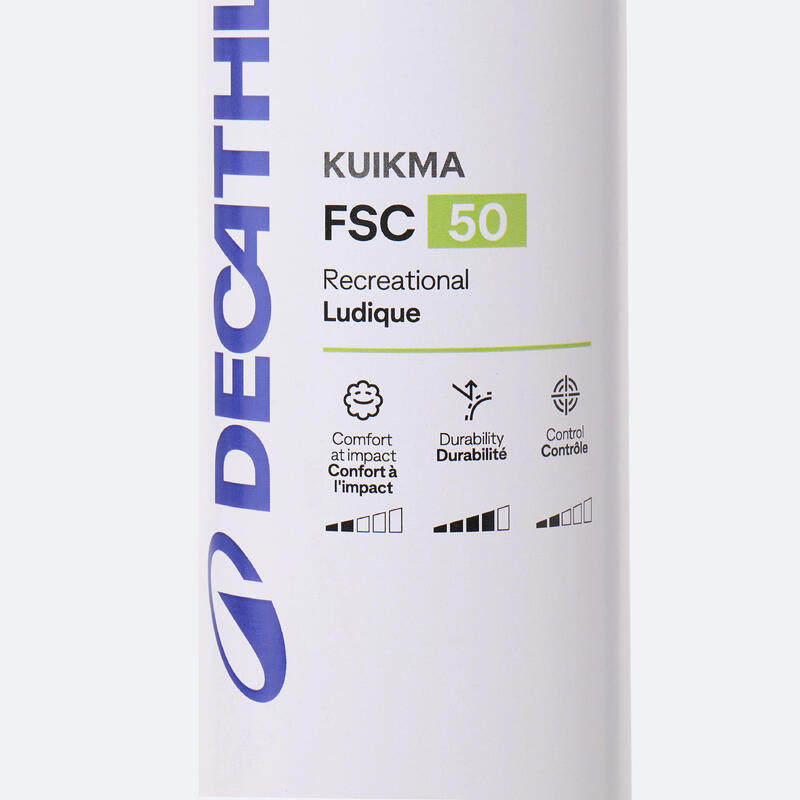 Set de 12 fluturași din pene pentru badminton FSC 50
