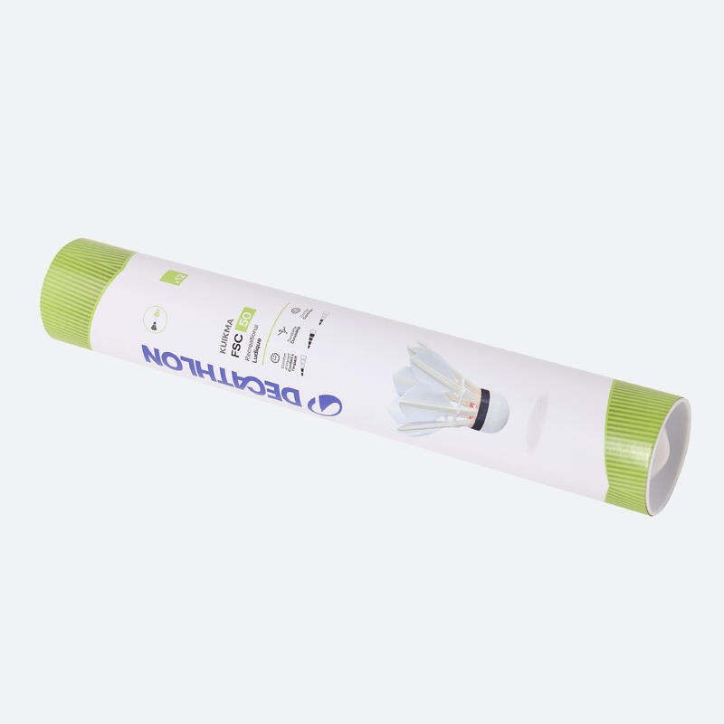 Set de 12 fluturași din pene pentru badminton FSC 50