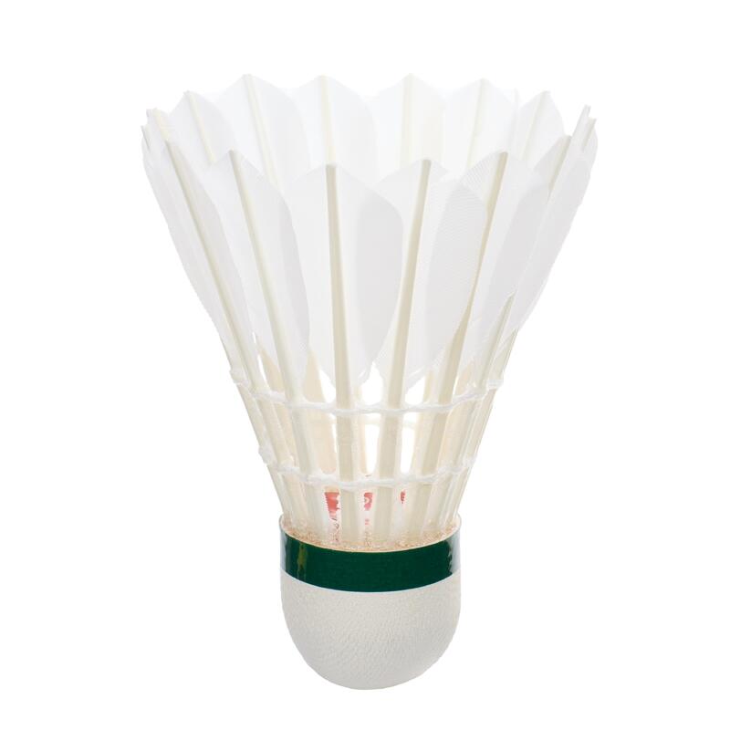 Fluturaş Badminton Artengo (Viteza 78) Alb Set de 12