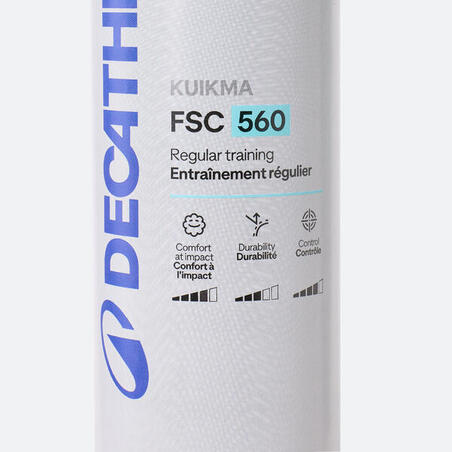 ВОЛАНЫ ДЛЯ БАДМИНТОНА ПЕРЬЕВЫЕ FSC 560 SPEED 78 12 ШТ.