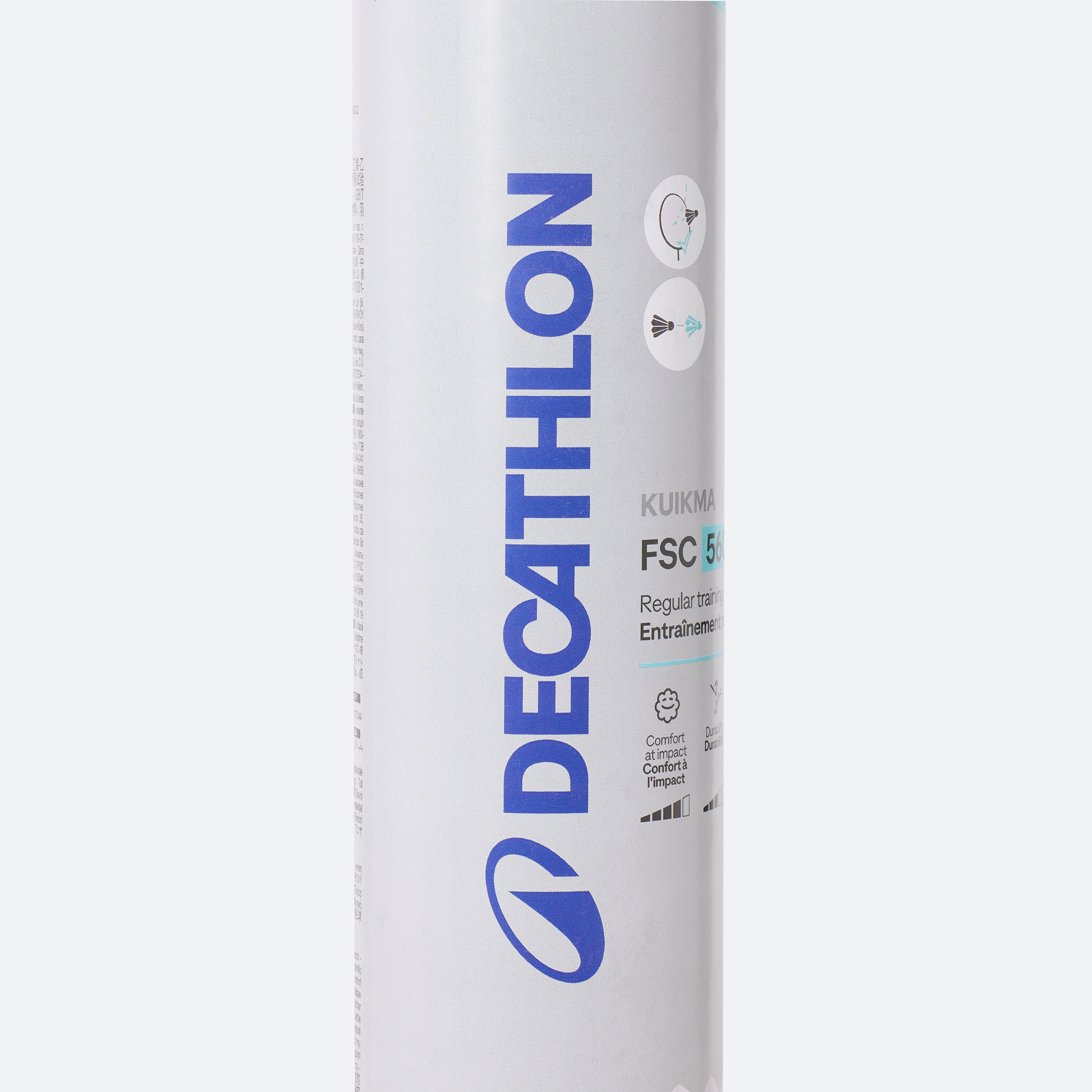 Volants de badminton en plumes vitesse 77 paq. 12 - FSC 560 blanc - KUIKMA