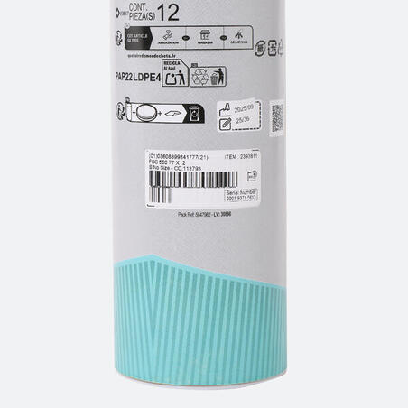 ВОЛАНЫ ДЛЯ БАДМИНТОНА ПЕРЬЕВЫЕ FSC 560 SPEED 78 12 ШТ.