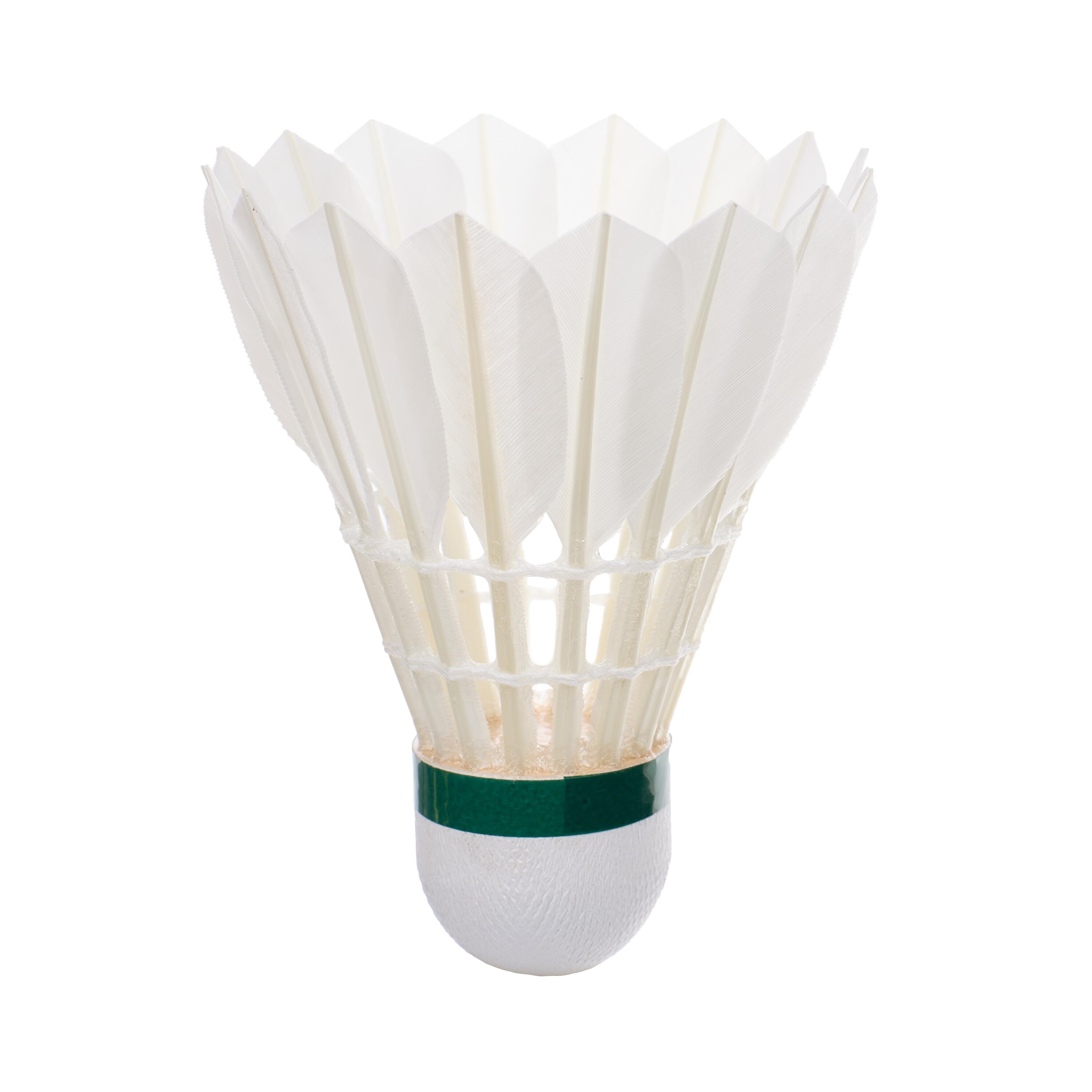 Volants de badminton en plumes vitesse 77 paq. 12- FSC 930 blanc 3/8