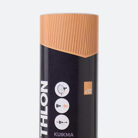 Пір'яний волан 930 для бадмінтону, швидкість 77, 12 шт.