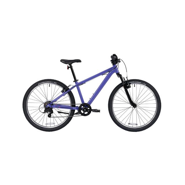 BTWIN BICICLETA MOUNTAIN BIKE EXPL500 FR - CUADRO ALUMINIO 24" MORADO