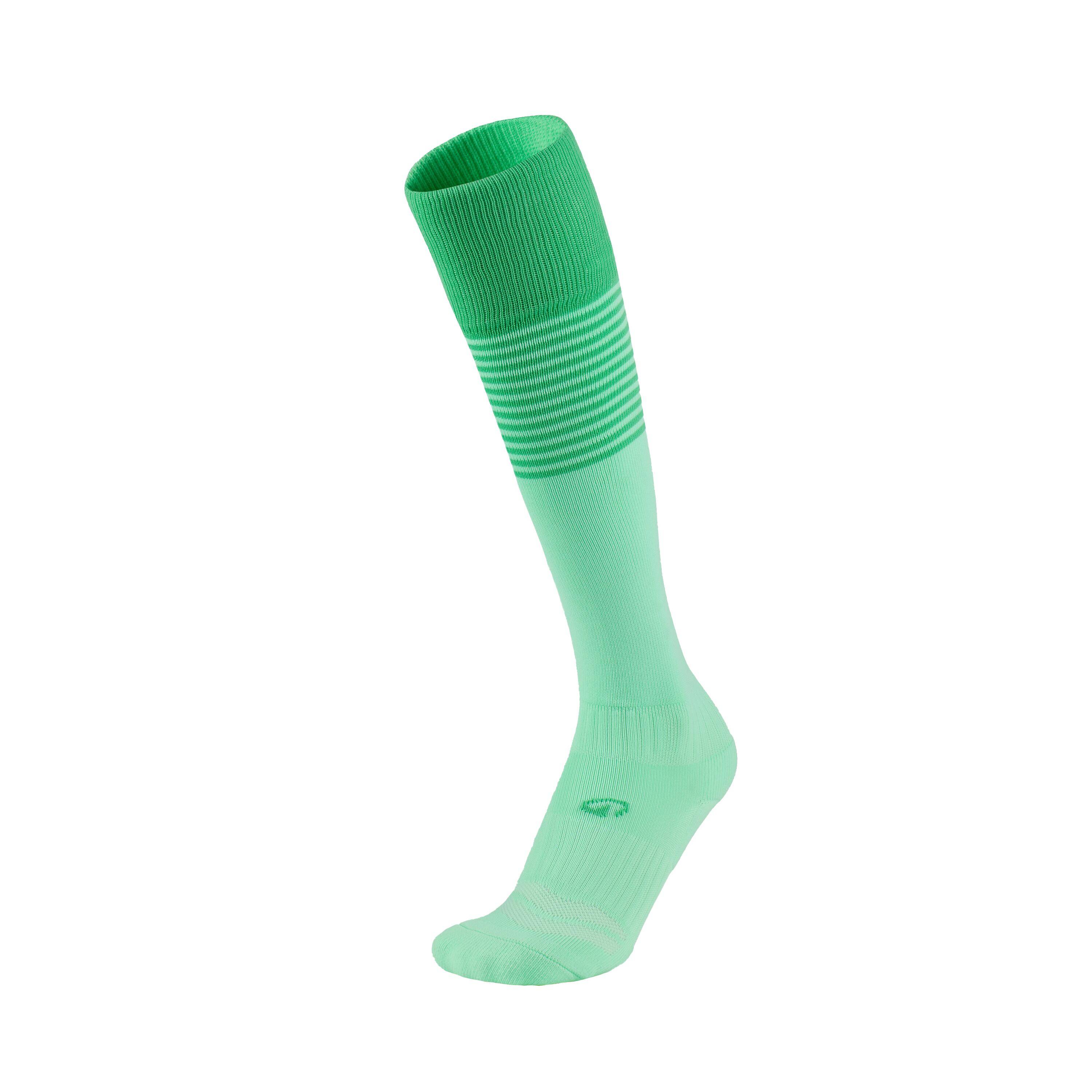 Kids' Football High-Rise Socks Viralto Boreal - Green / Navy -  1