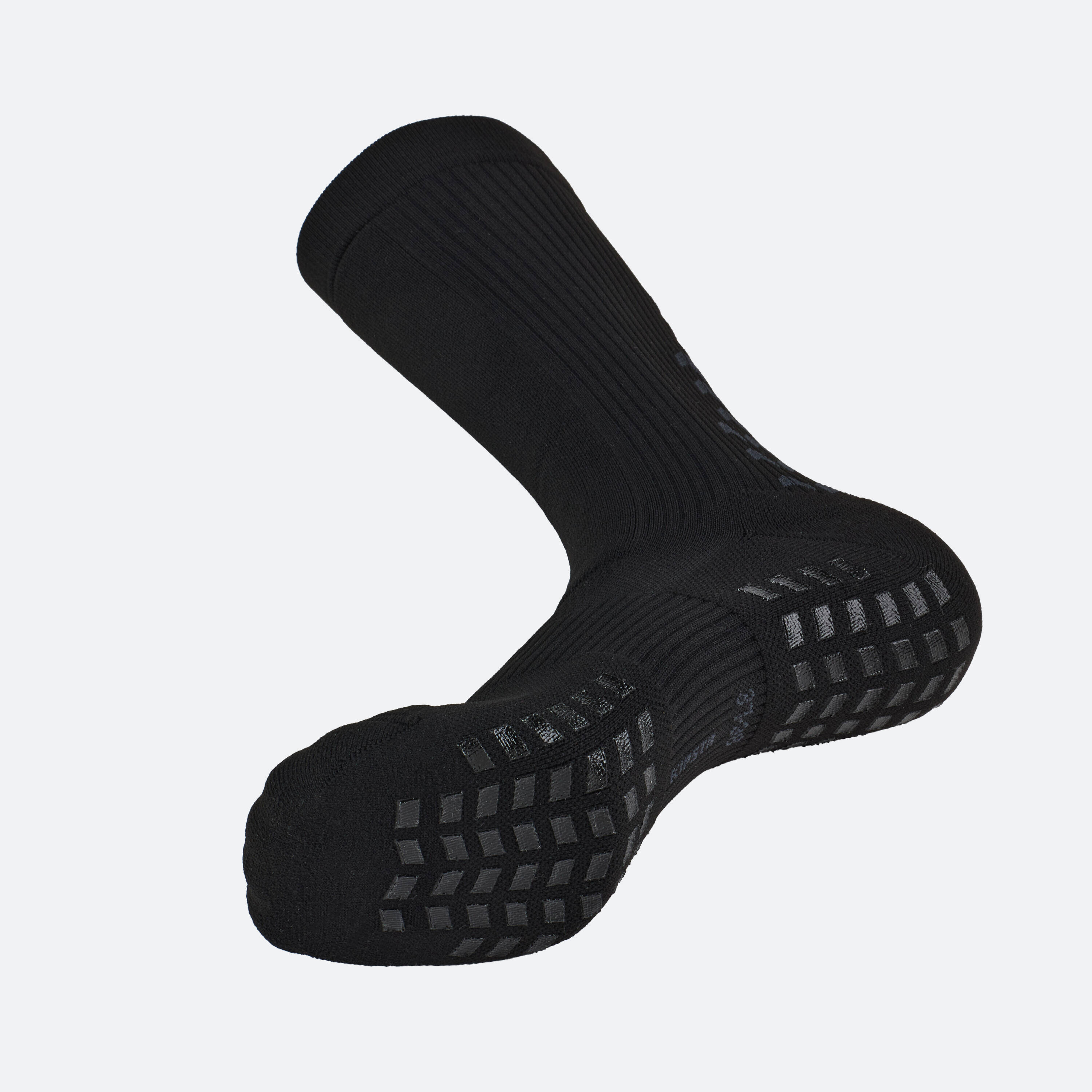 Kids' Short Grippy Football Socks Viralto MiD - Black -  4