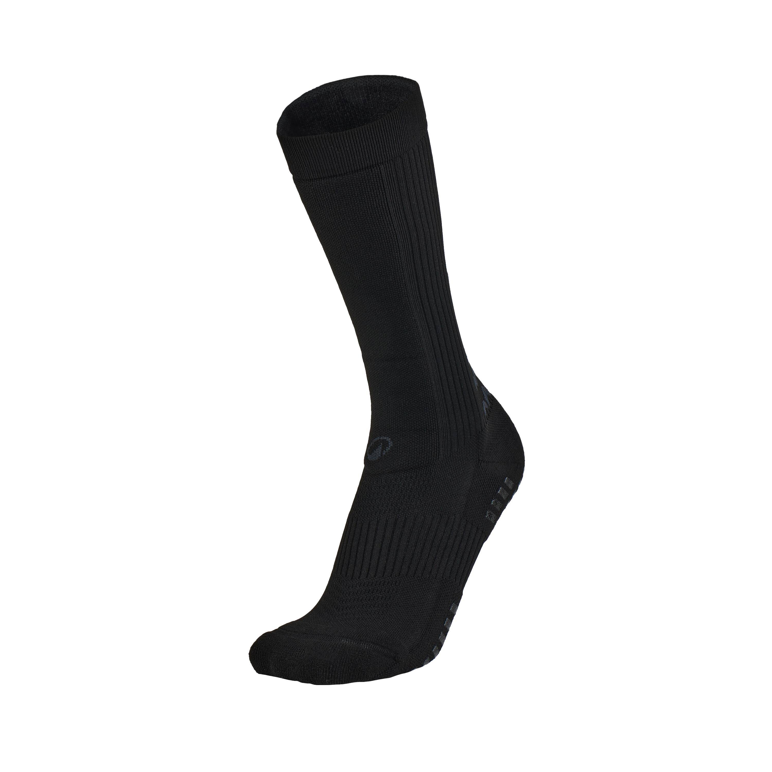 Kids' Short Grippy Football Socks Viralto MiD - Black -  5