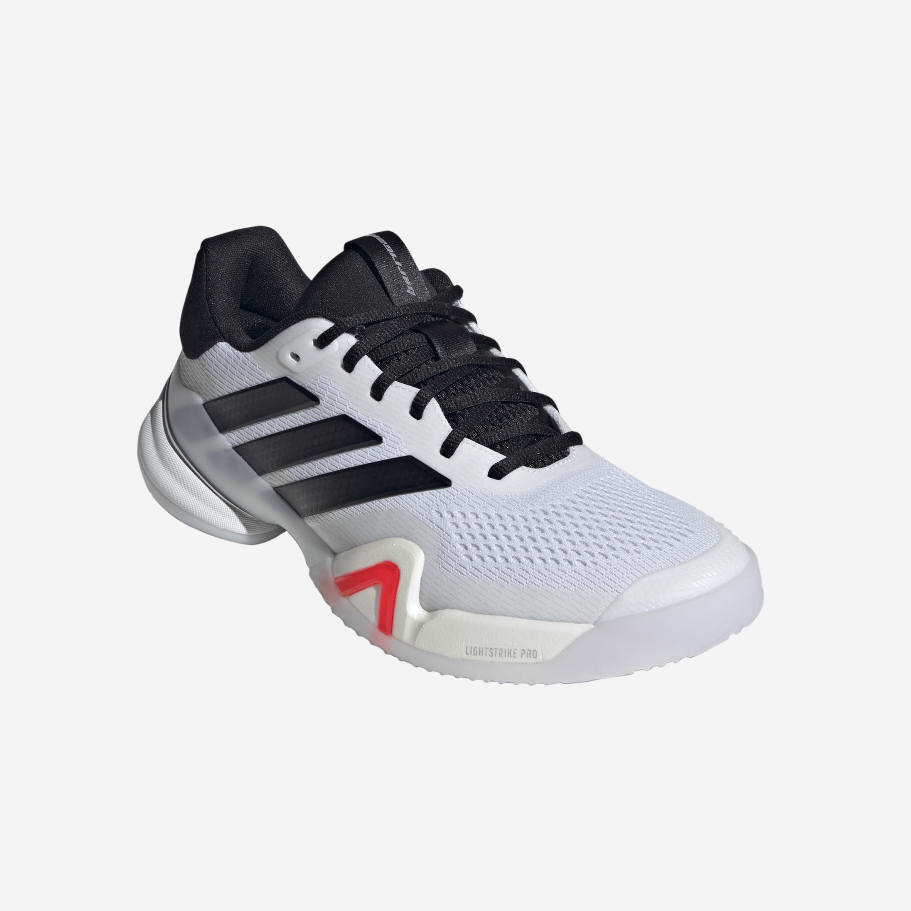 Chaussures de tennis multicourt homme, Barricade 14 noir blanc rouge 2/8