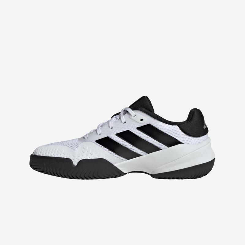 Încălțăminte de tenis pe orice suprafață ADIDAS Barricade Alb-Negru Copii