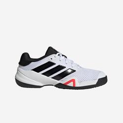 Chaussures de tennis multicourt enfant, Barricade JR blanc noir rouge