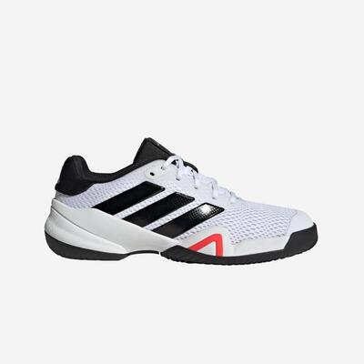 Scarpe tennis bambino ADIDAS BARRICADE JR bianco-nero-rosso