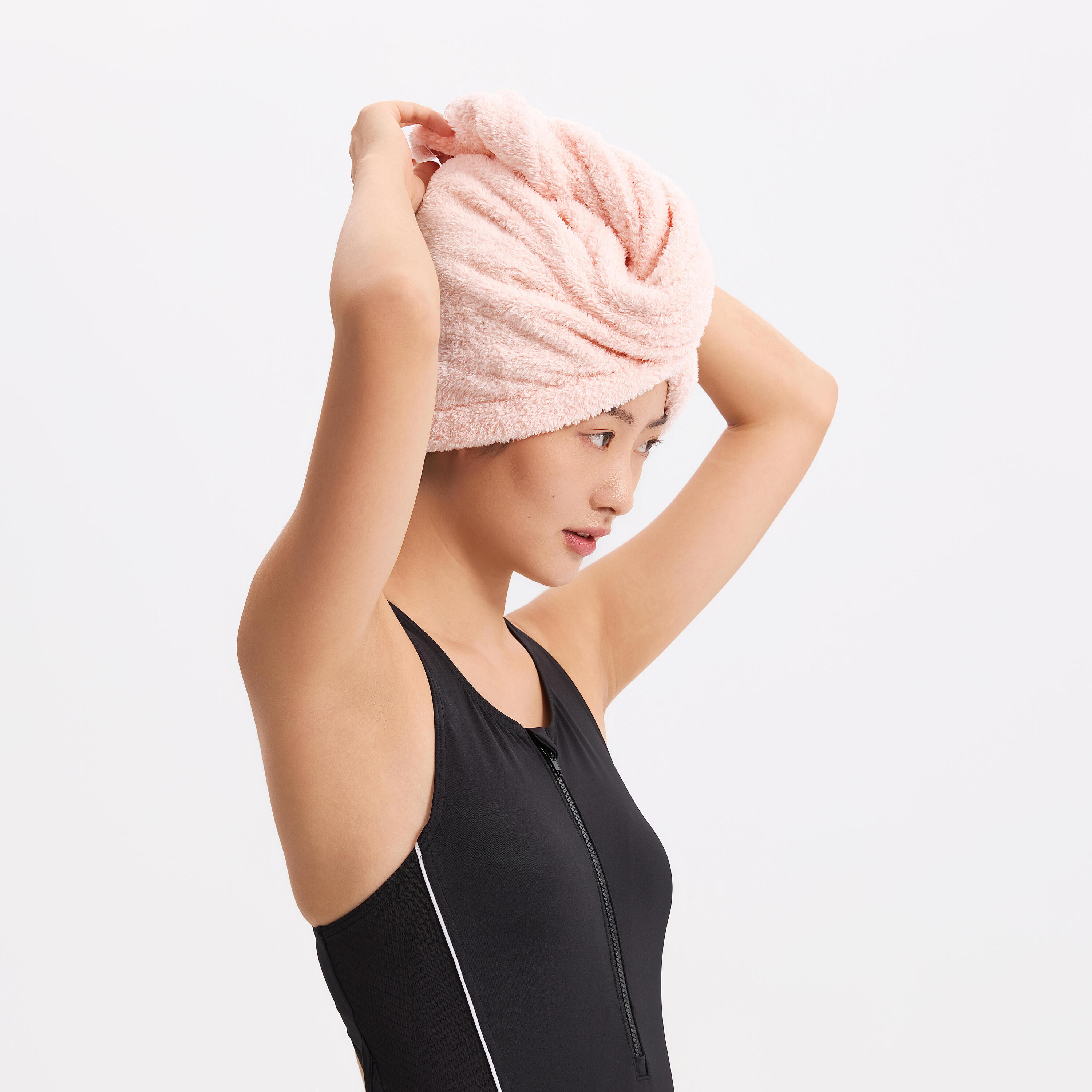 Toalla Pelo Rosa Claro Microfibra Suave 7/29