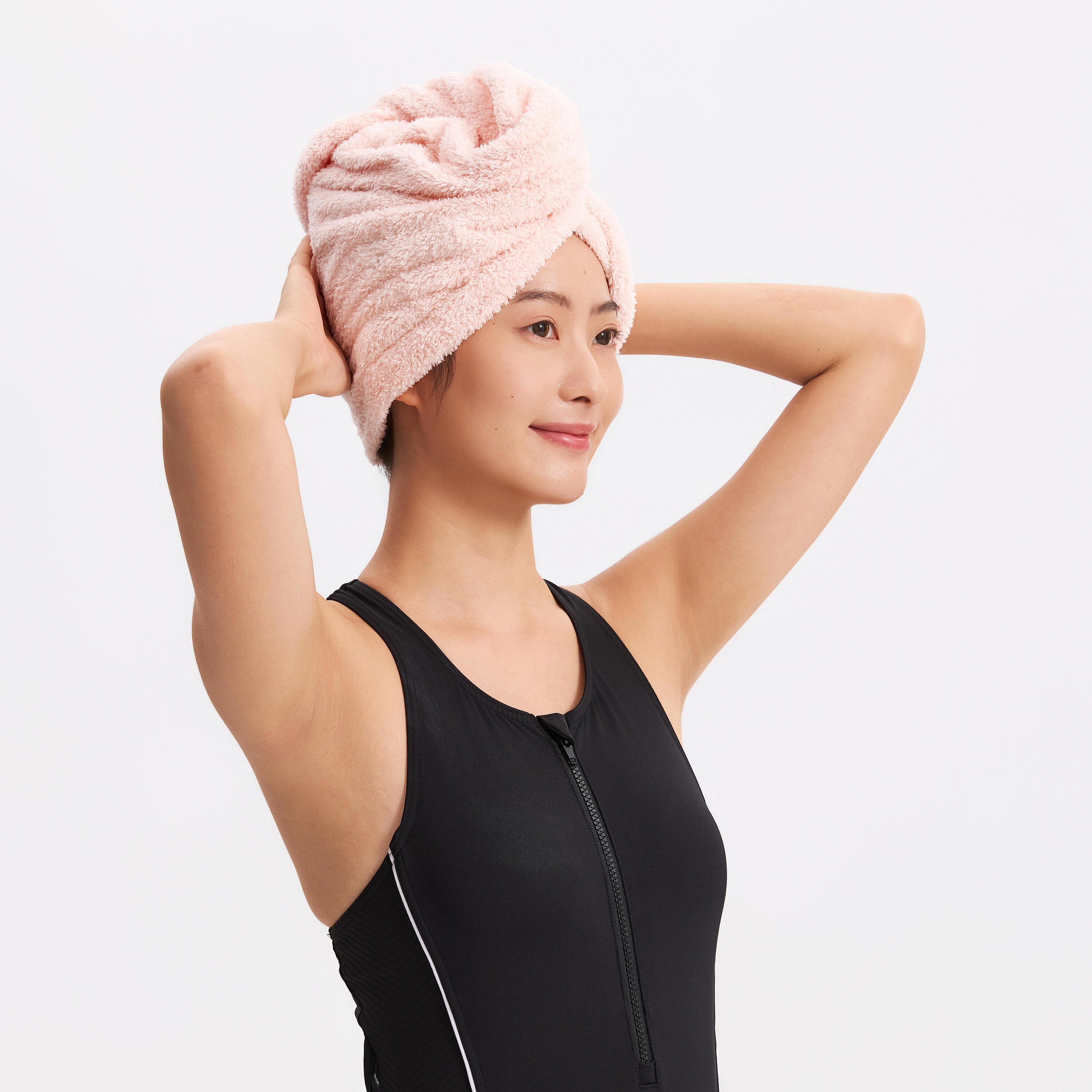 Toalla Pelo Rosa Claro Microfibra Suave 5/29