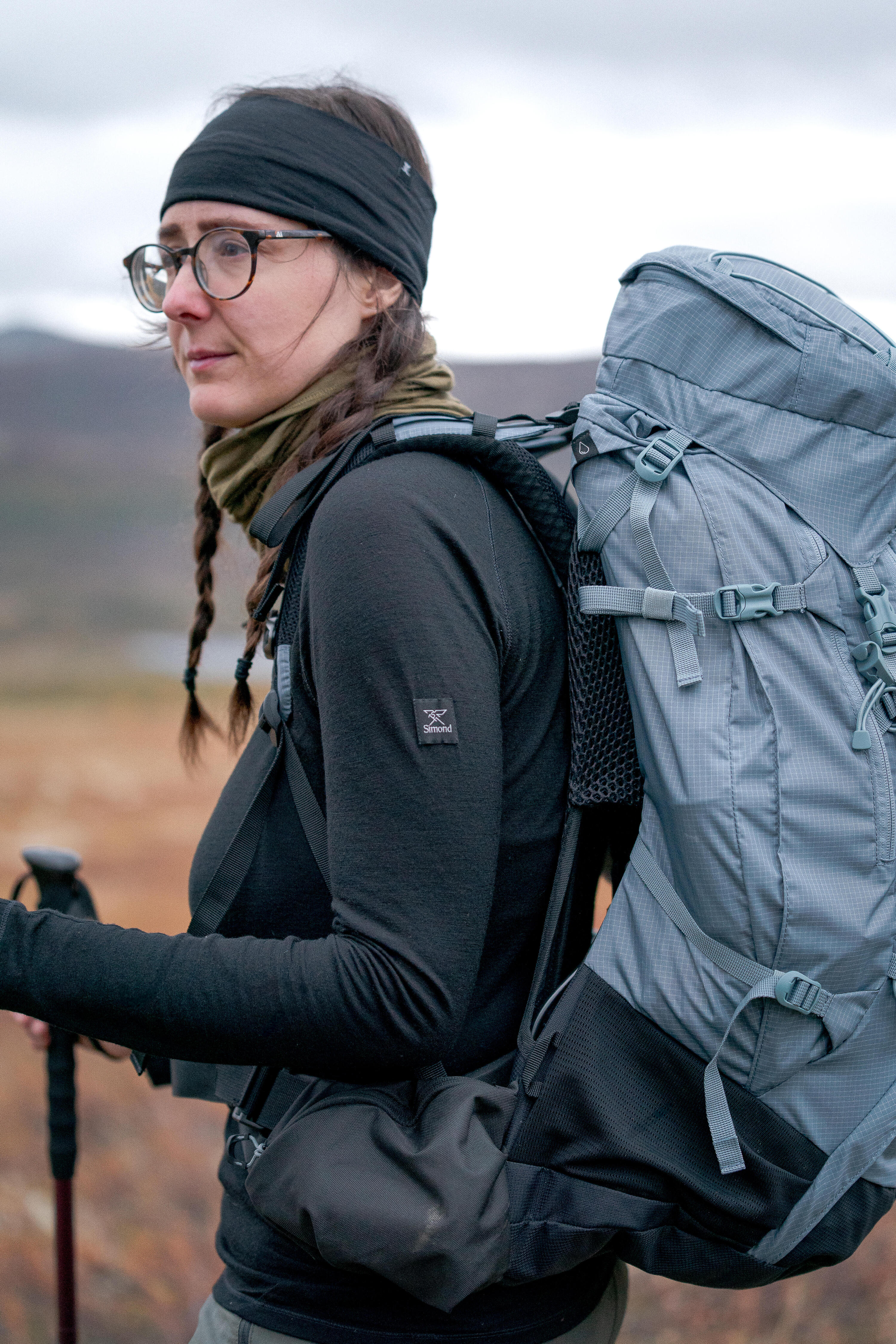 Sac à dos de longue randonnée femme 45+10 L, MT 500 Air 9/13