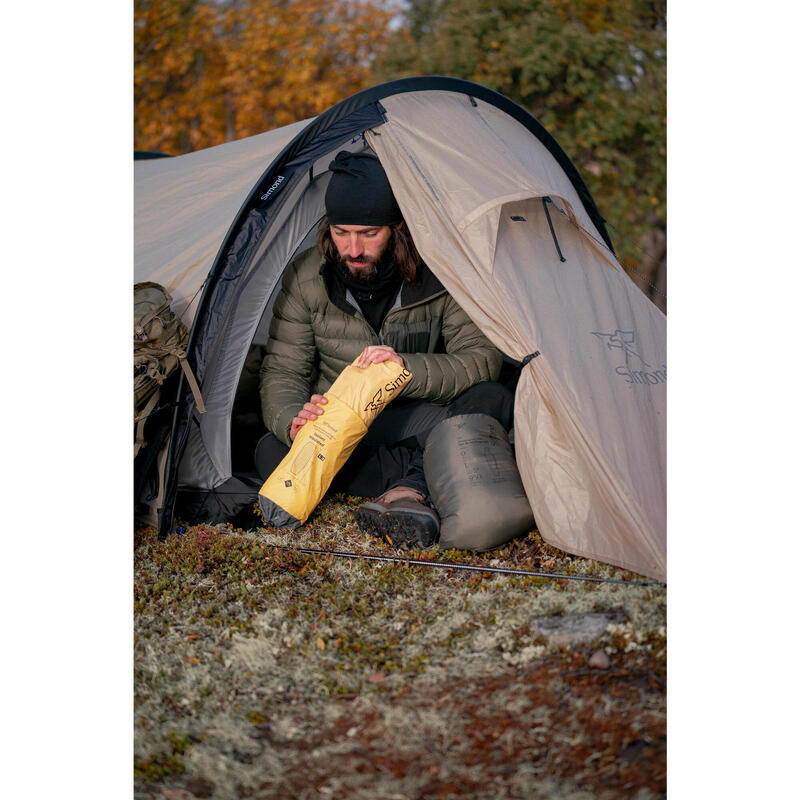 Outdoor Trekking Şişme Mat - L Boy - 183 × 54 cm - Sarı - MT900