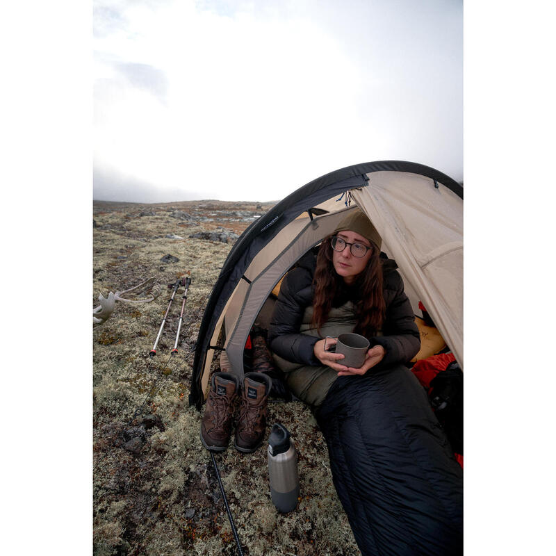 Sac de dormit de trekking 0°C din puf, ușor și compact, MT900