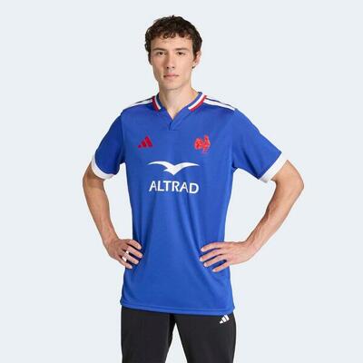 Rugbyshirt replica frankrijk 2025/26 volwassenen blauw