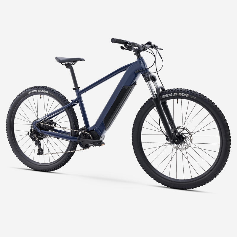 Bicicletă MTB electrică semi-rigidă drumeție29" Cadru aluminiu E-EXPL140Albastru