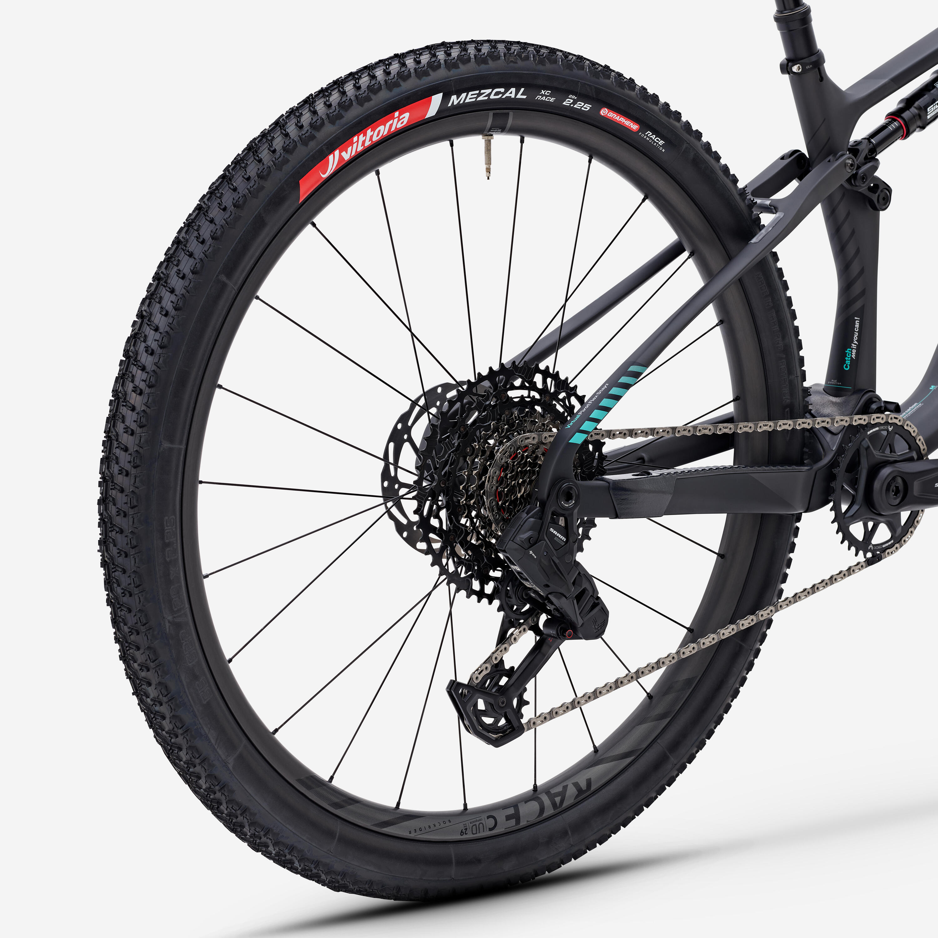 Bicicleta BTT Suspensão Integral XC 29" Quadro em Carbono RACE 940 S COMP Preto 4/8