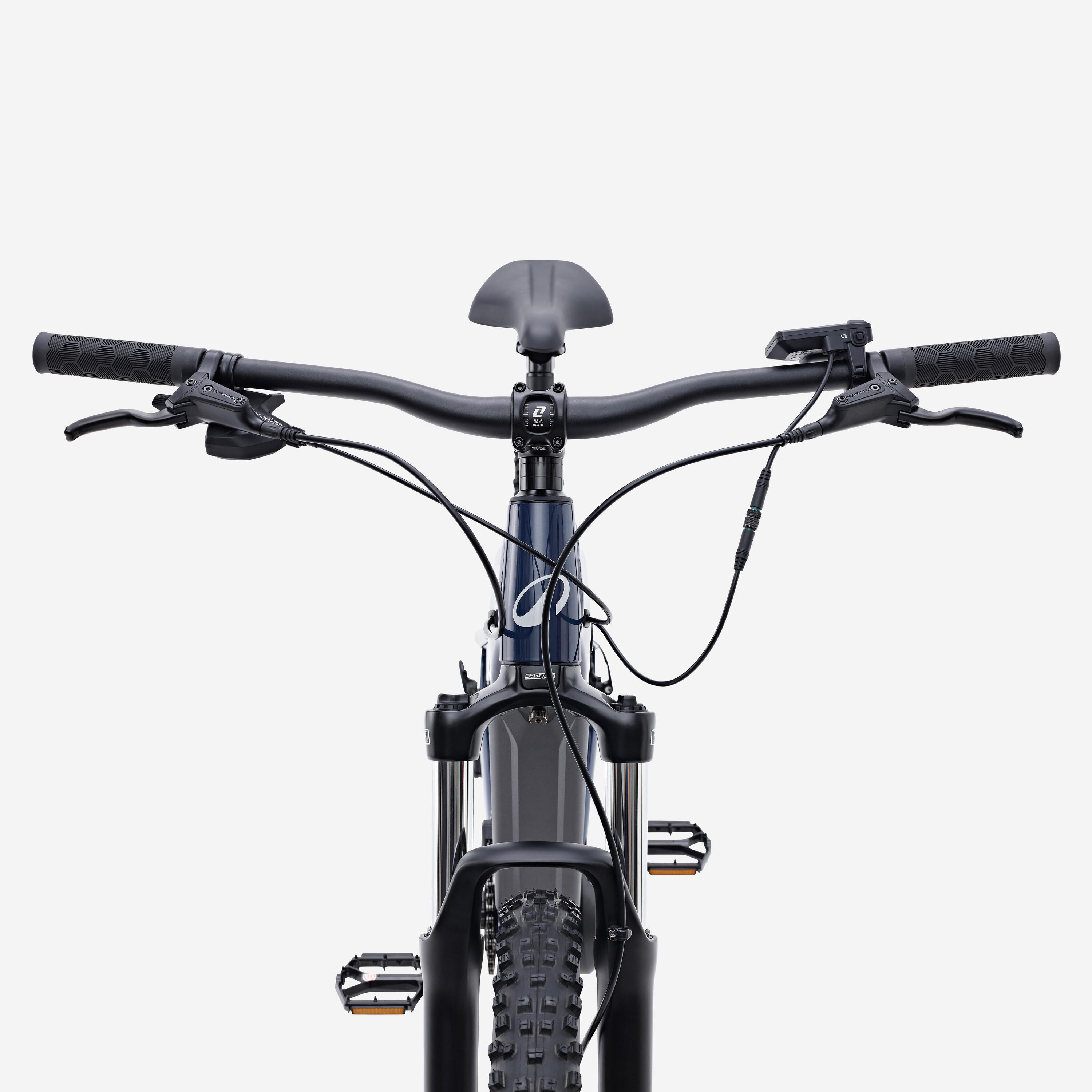 Elektro-Touren-Mountainbike halbsteif 29" Aluminiumrahmen, E-Expl 140 blau 7/10