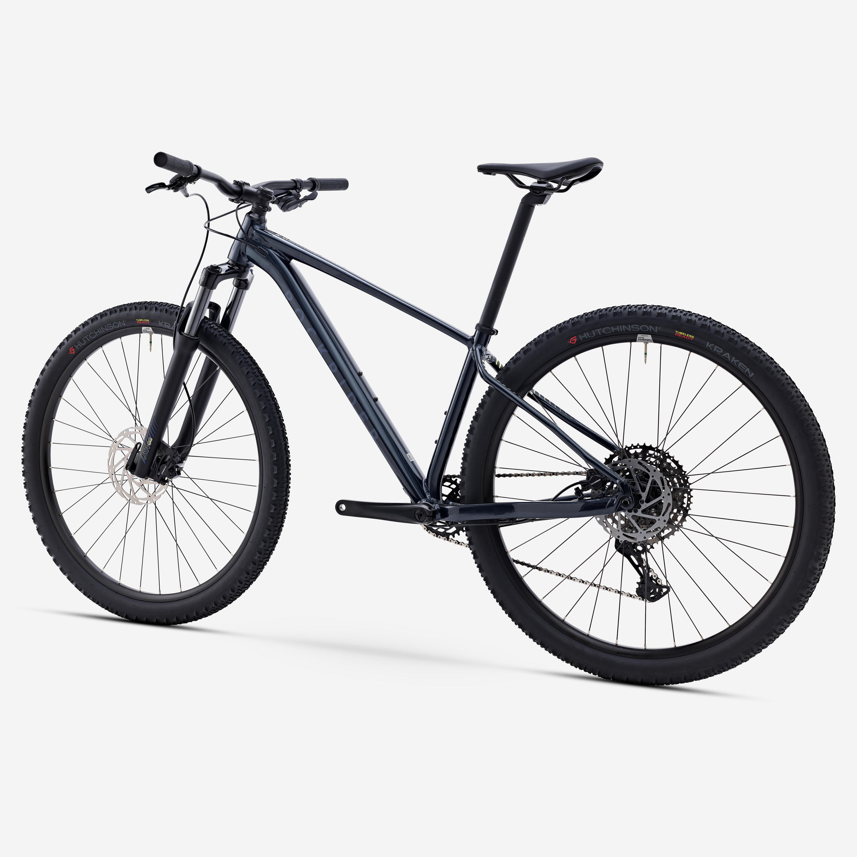 Semi-Rigid Aluminum Frame Touring Mountain Bike 29 in, Race 500 3/8