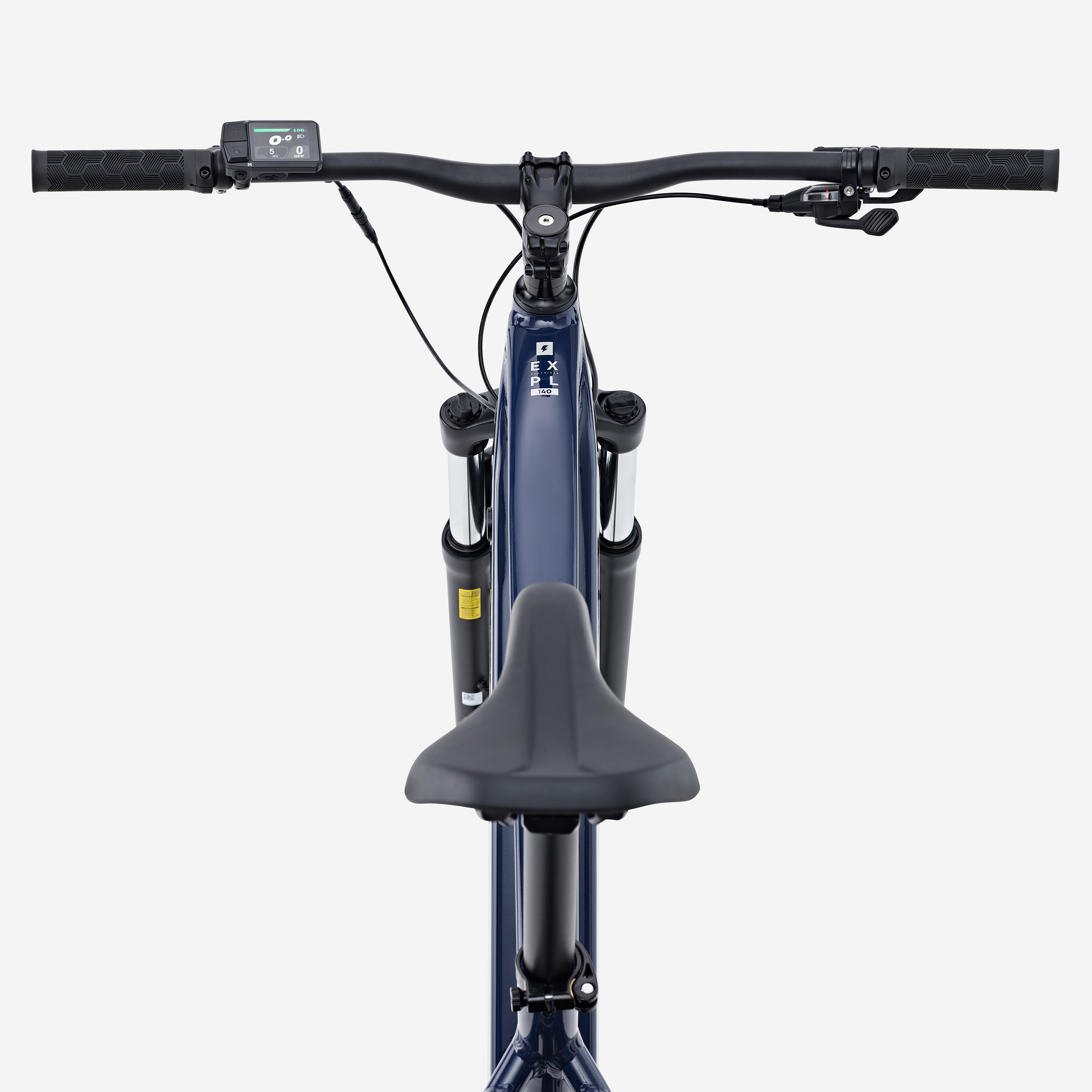 ROCKRIDER Horský elektrobicykel E-EXPL 140 29" hliník. rám modrý XL (185-200 cm) · záber 7