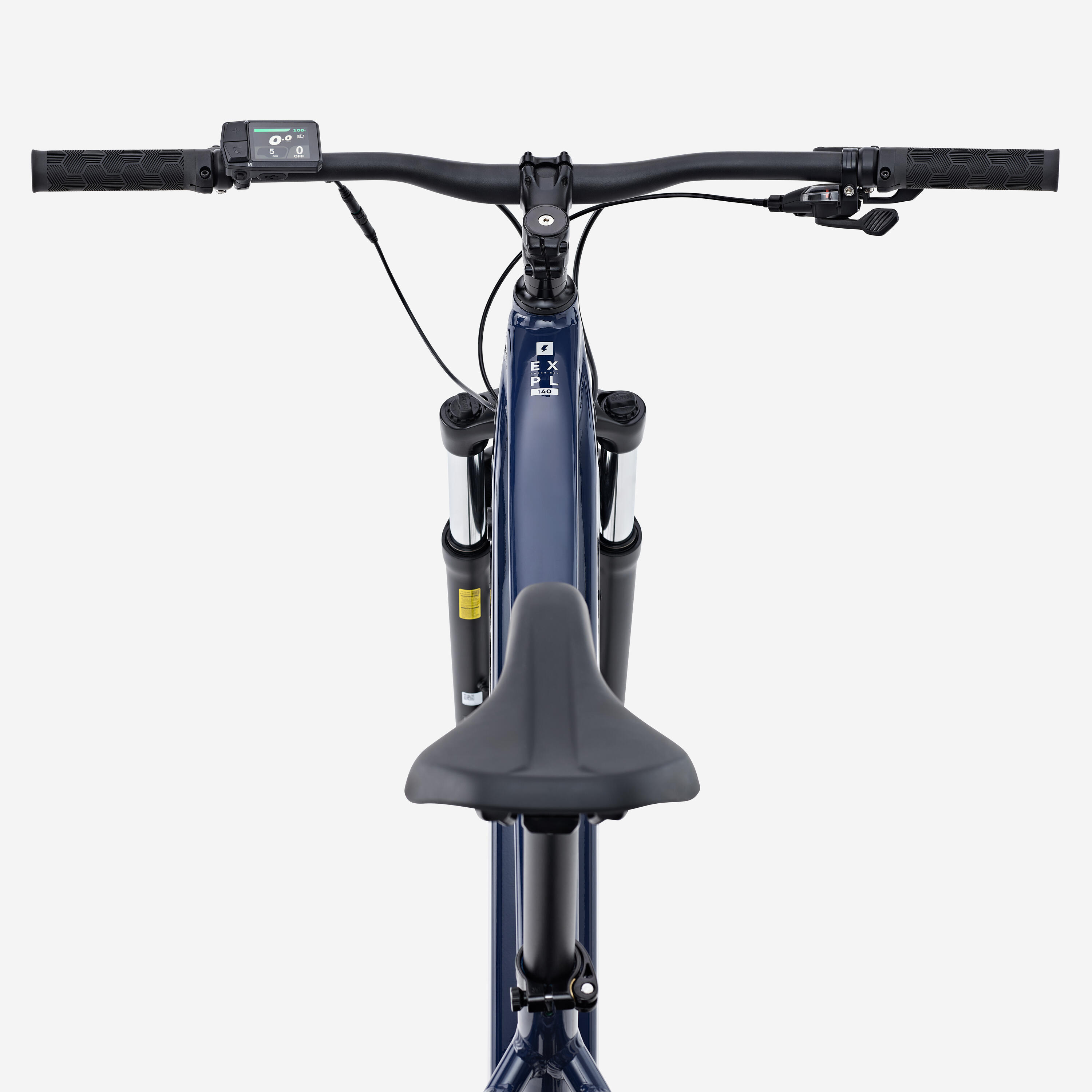 Elektro-Touren-Mountainbike halbsteif 29" Aluminiumrahmen, E-Expl 140 blau 6/10