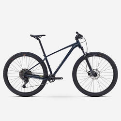 Vélo VTT XC semi-rigide 29" cadre aluminium, RACE 500 bleu