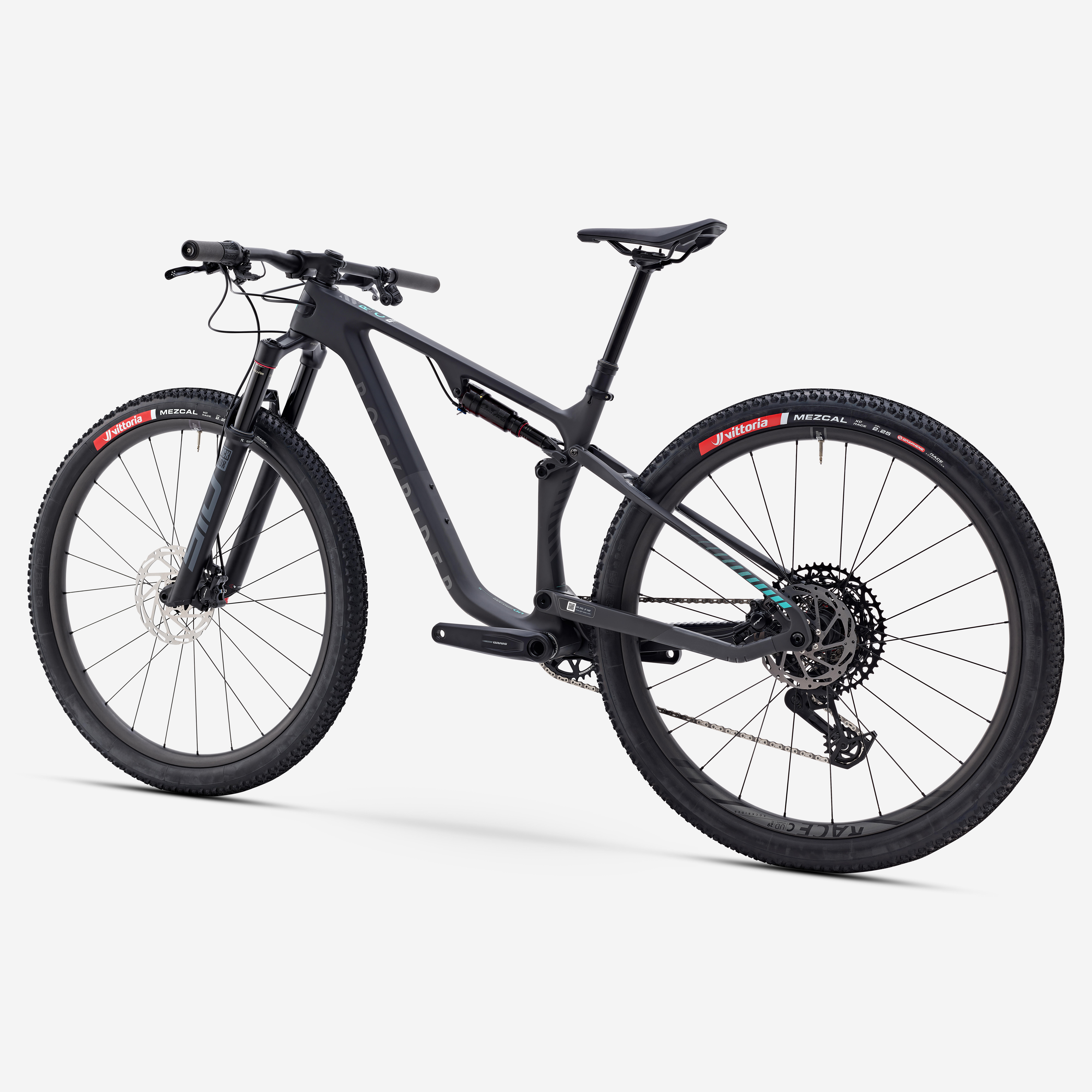ROCKRIDER Celoodpružený horský bicykel XC RACE 940S COMP 29" karbón čierny L (175-184 cm) · záber 4
