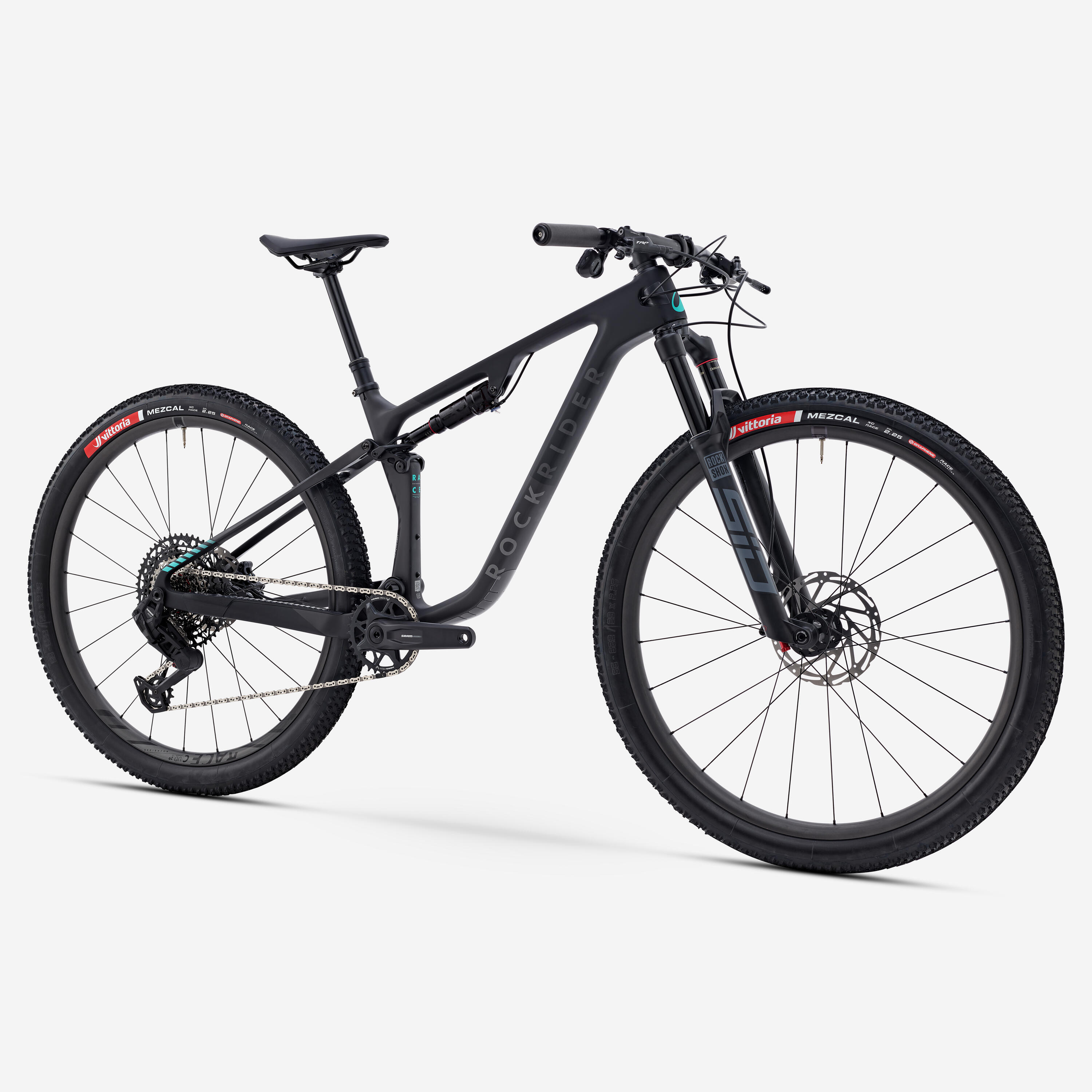Bicicleta BTT Suspensão Integral XC 29" Quadro em Carbono RACE 940 S COMP Preto 2/8