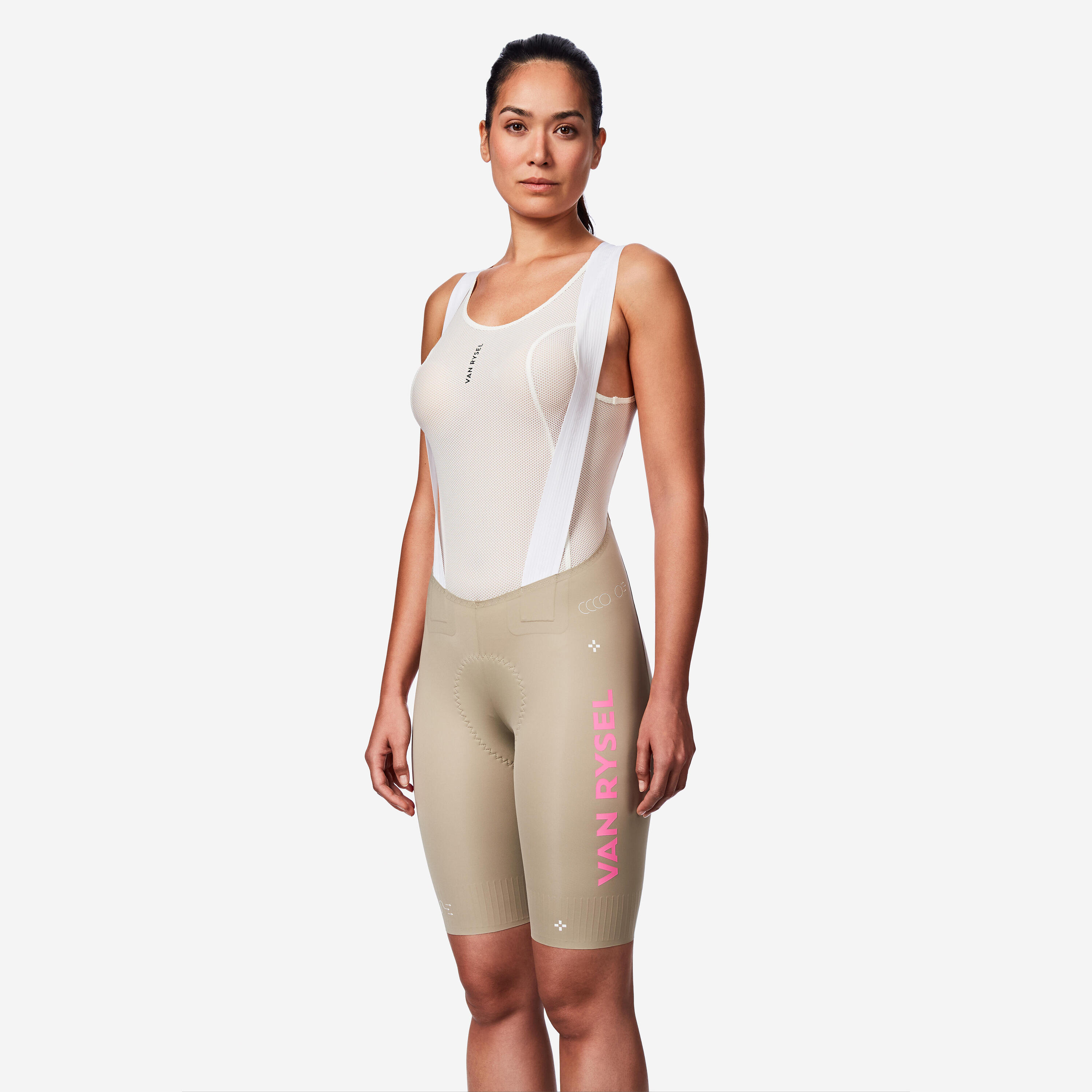 Cuissard de vélo de route à bretelles femme, RCR-R 2 7/8