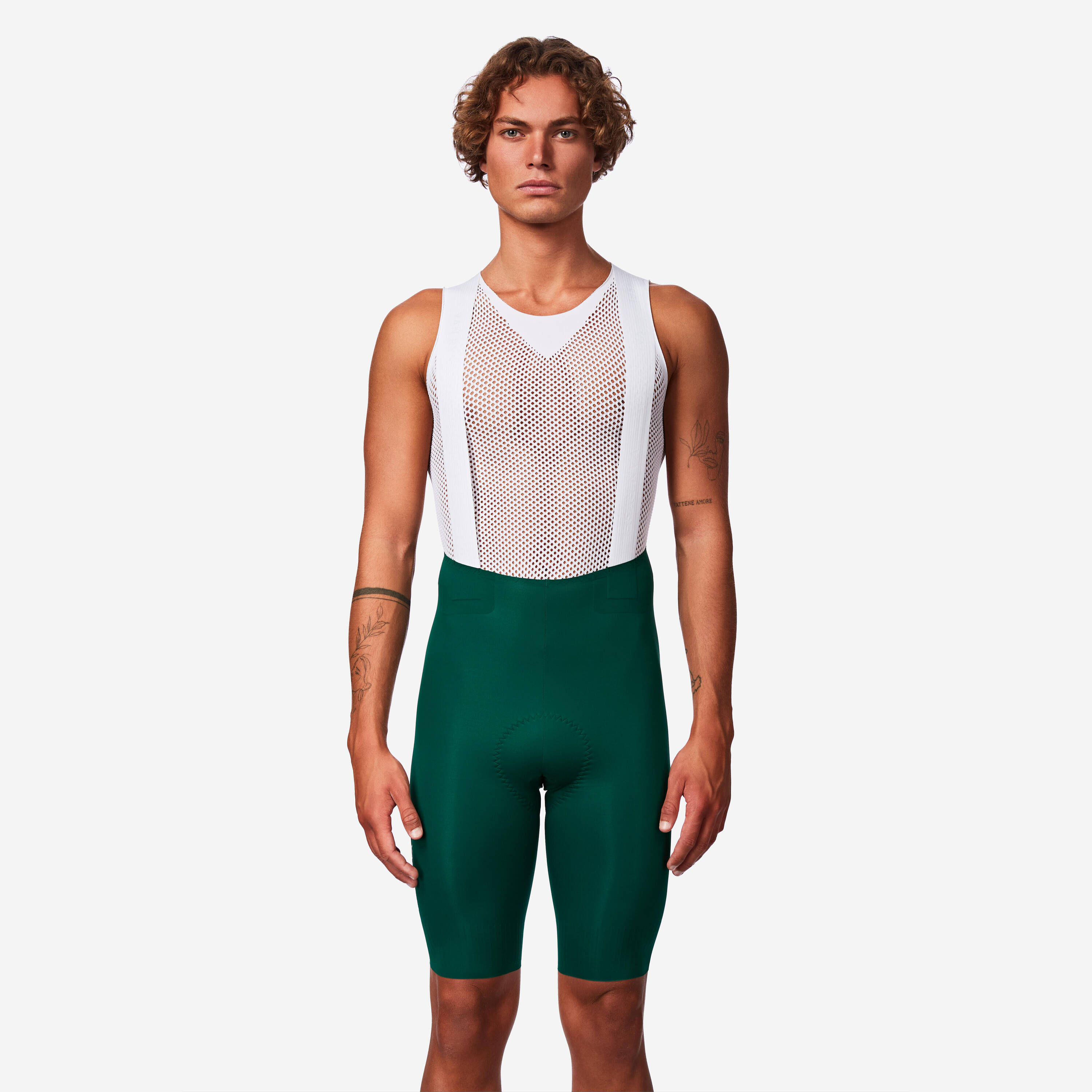 Men's road cycling shorts, RCR-R 5 green -  1