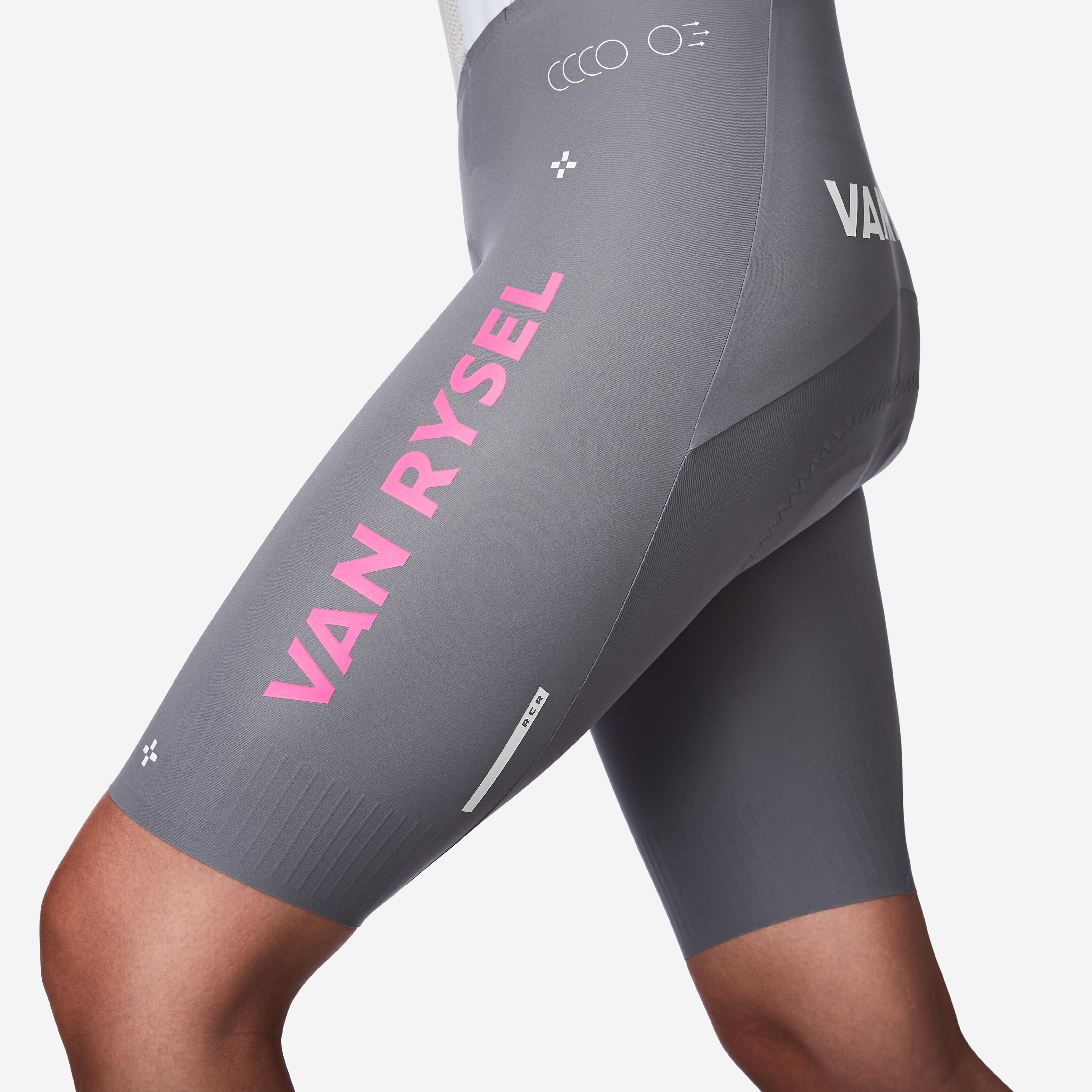 Women’s Road Cycling Bib Shorts, RCR-R 2  - VAN RYSEL