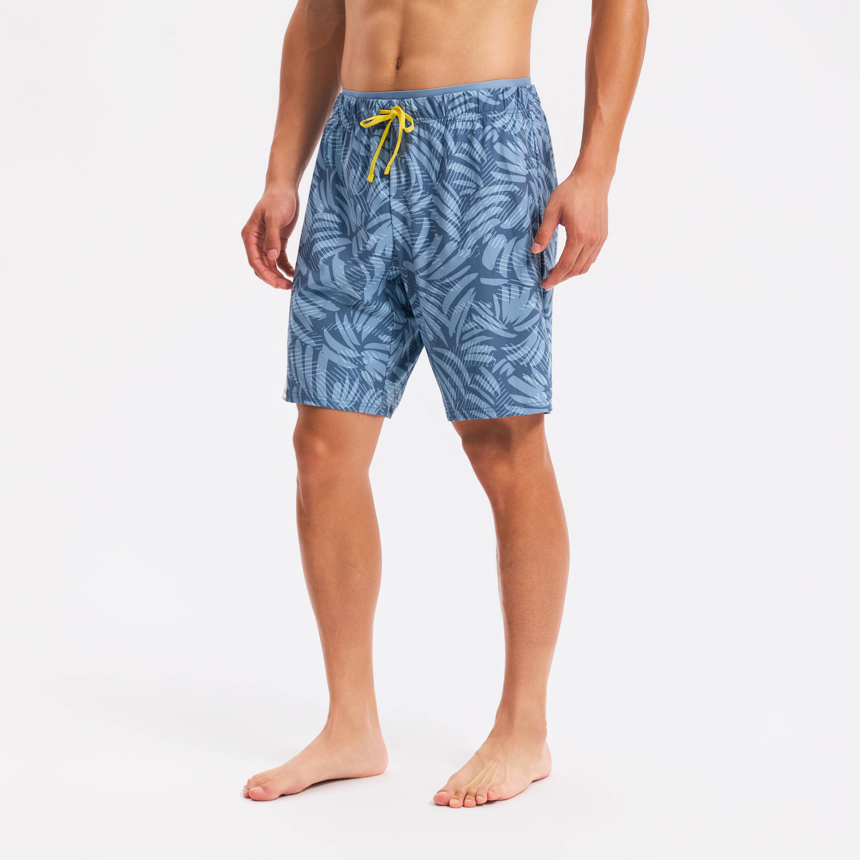 SWIMSHORT LONG H - 100 PALM -  2