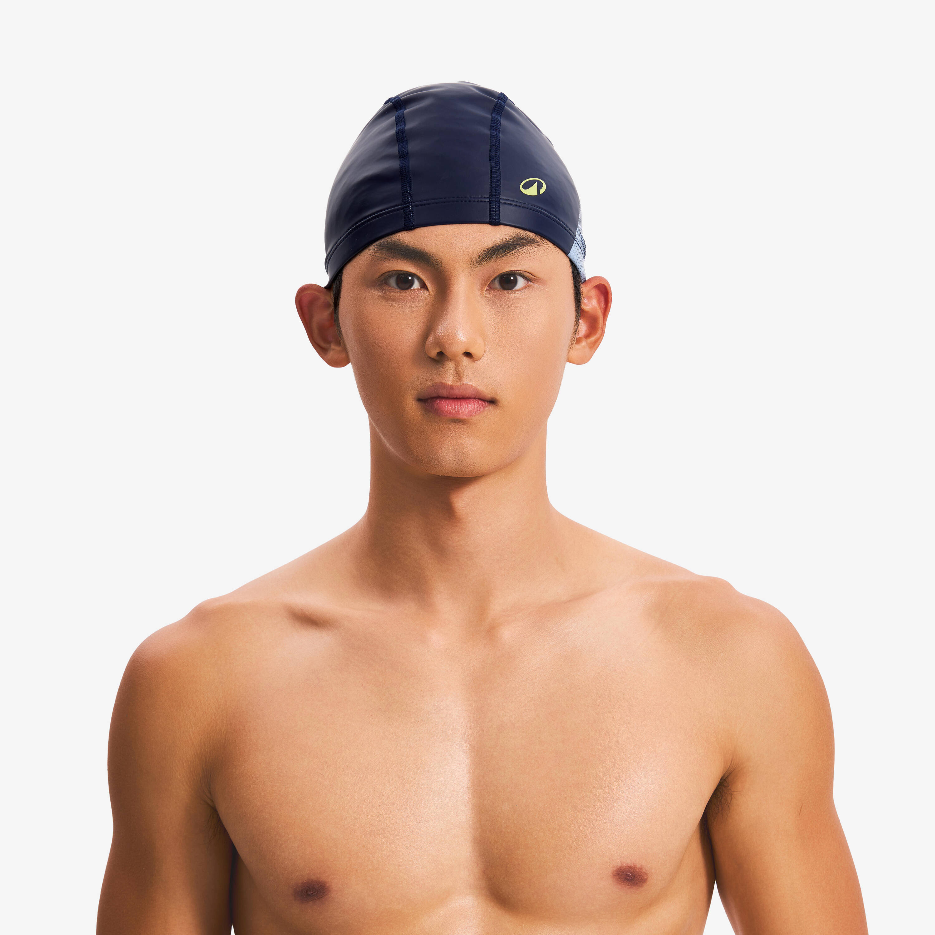 Silicon Mesh Swim Cap for Adults (56-59 cm) - Black -  3