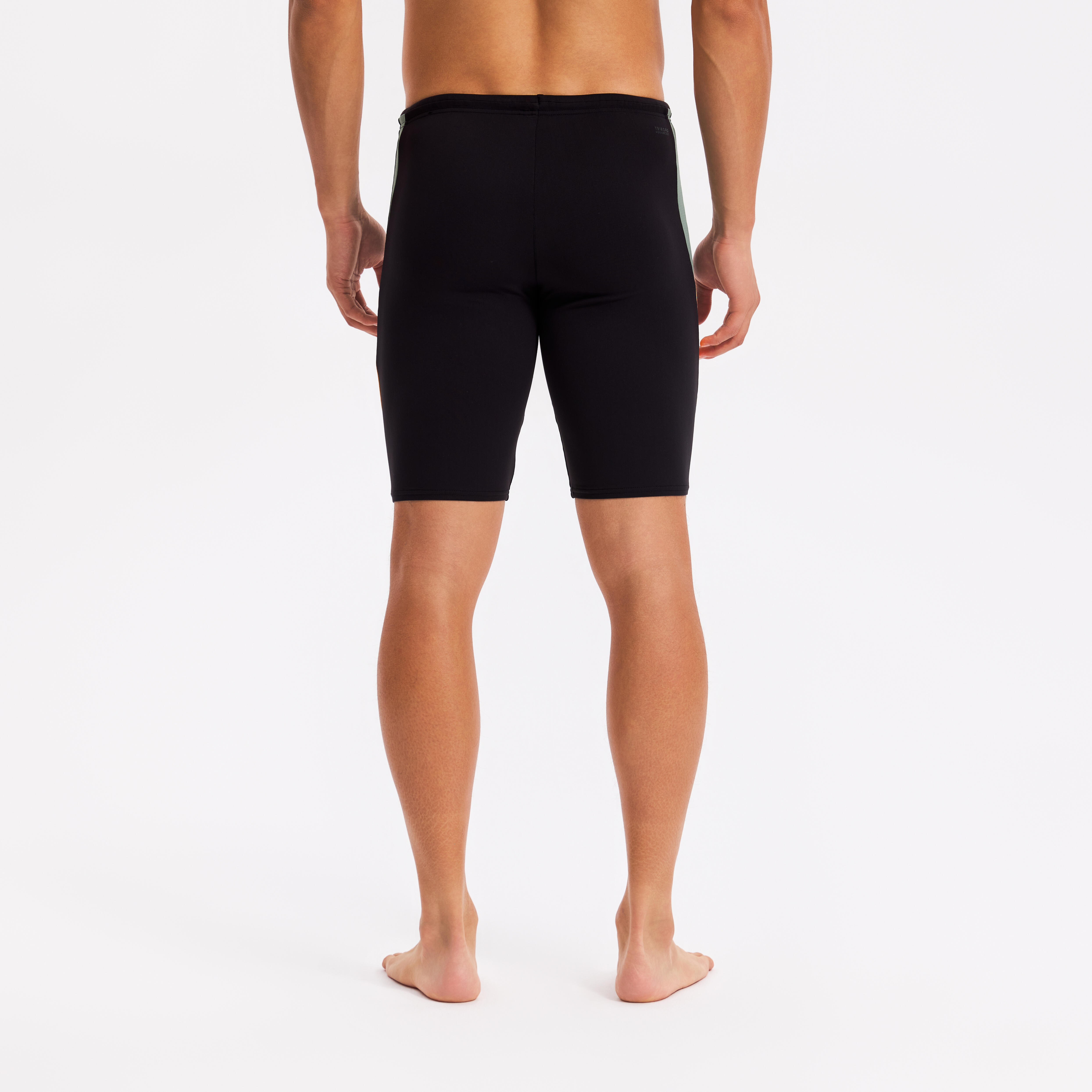 Men's swimming jammer, Yoko black yellow