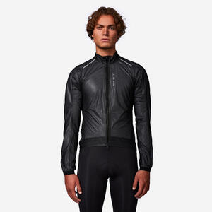 Chubasquero ciclismo hombre Van Rysel Ultralight Negro